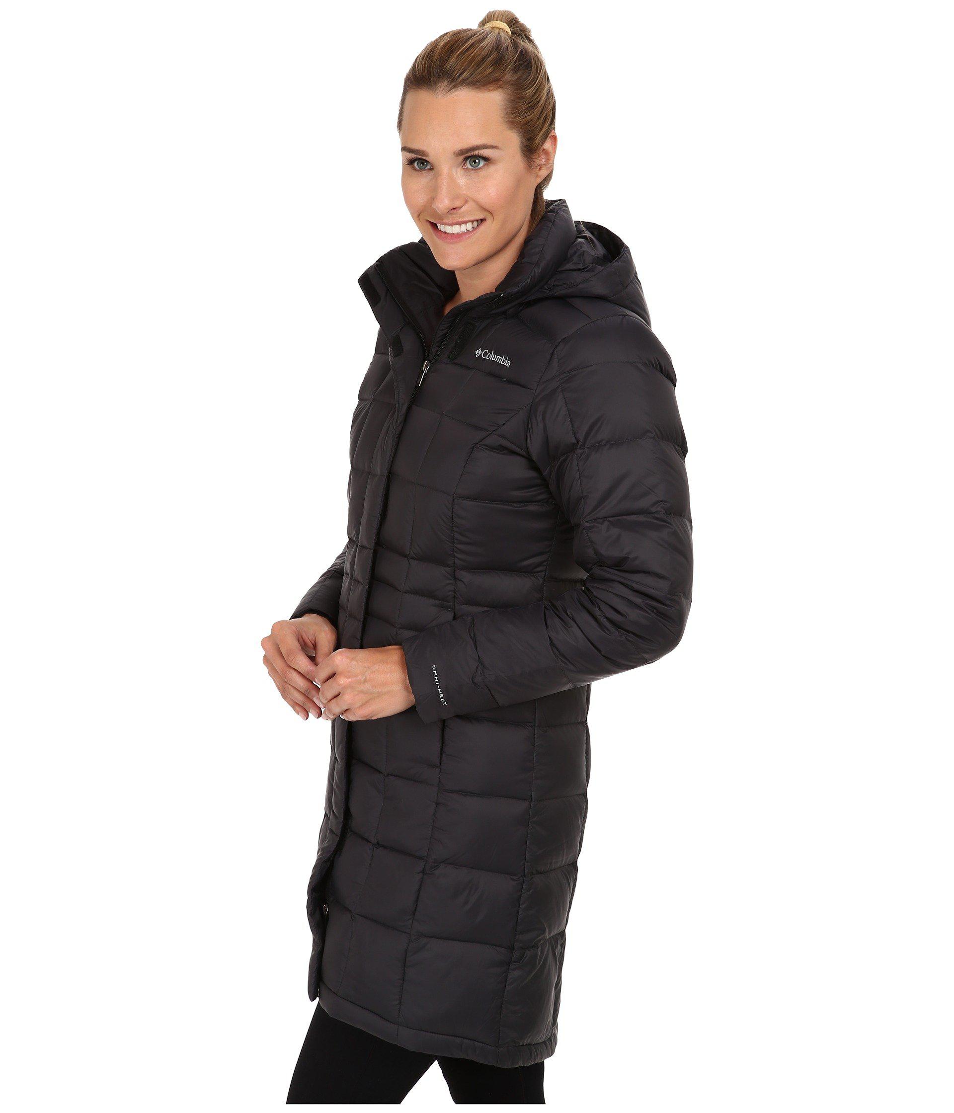 long black columbia jacket