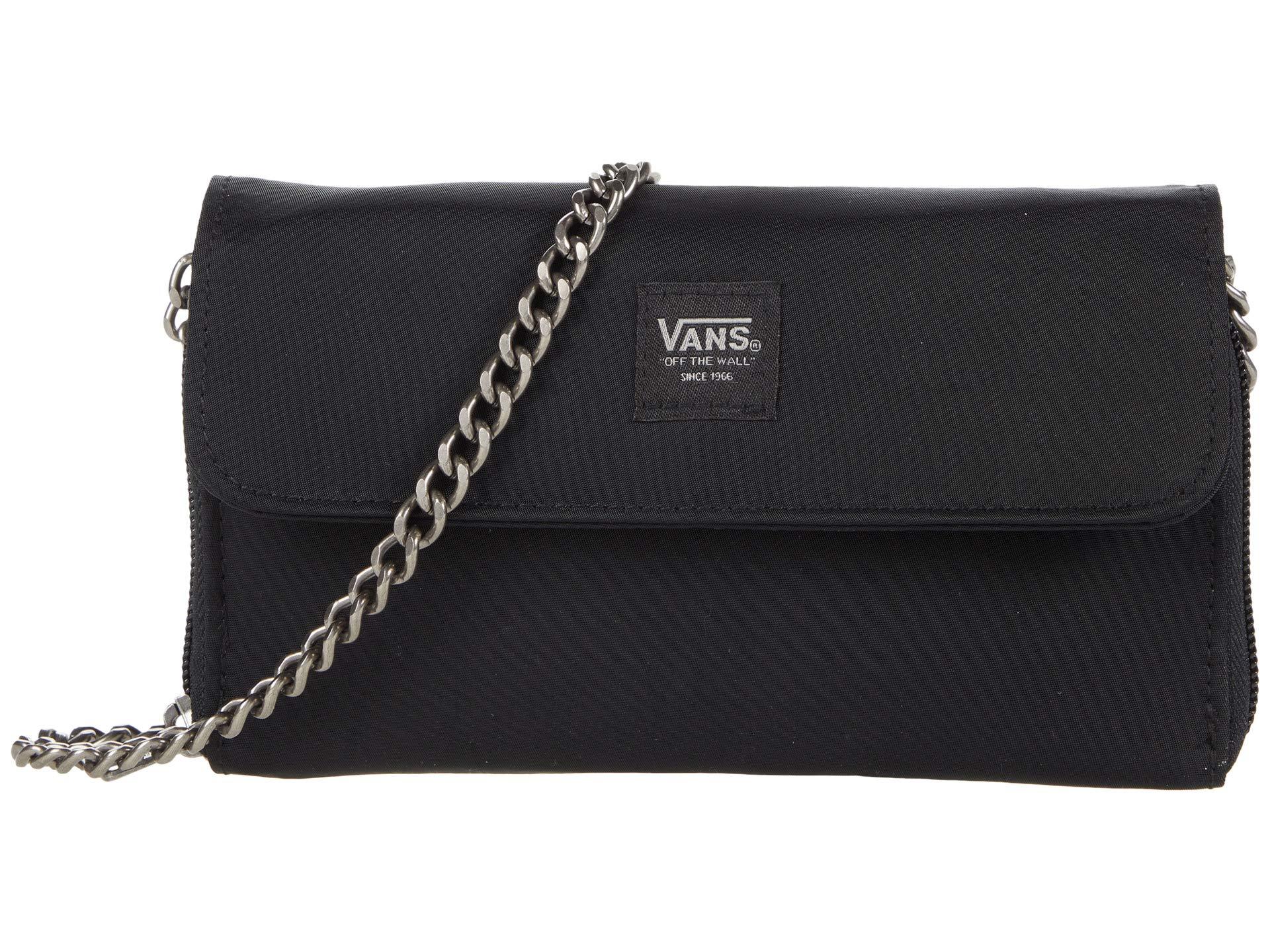 Vans Synthetic Chained Crossbody Wallet in Black | Lyst