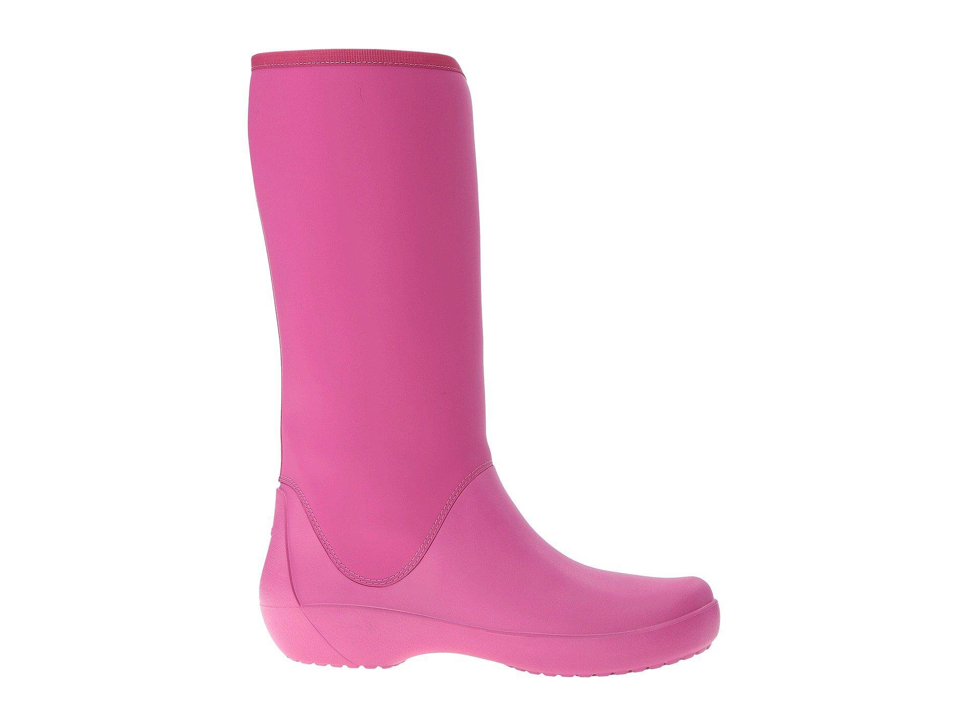 crocs tall rain boots