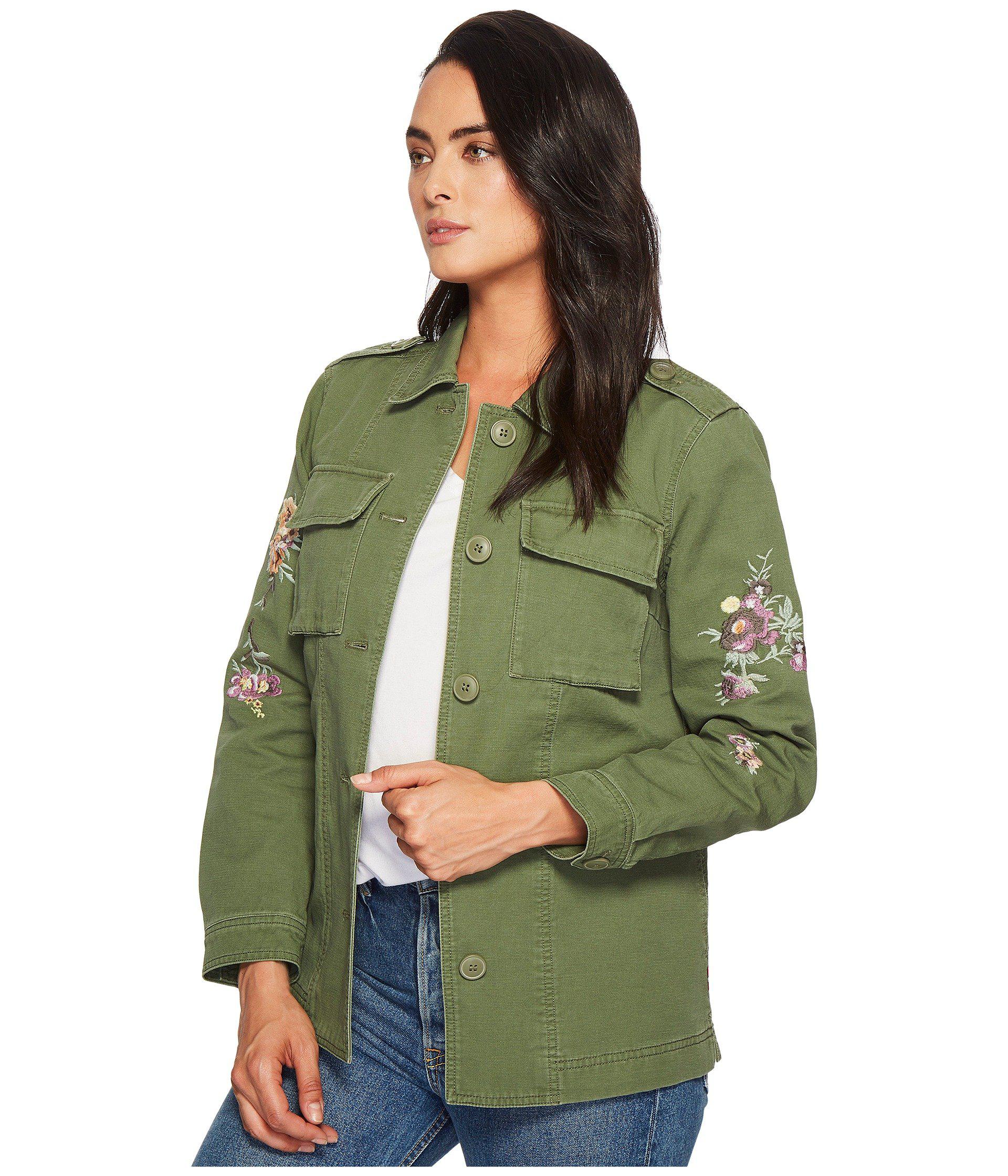 Levi's Canvas Floral Embroidered Cotton 