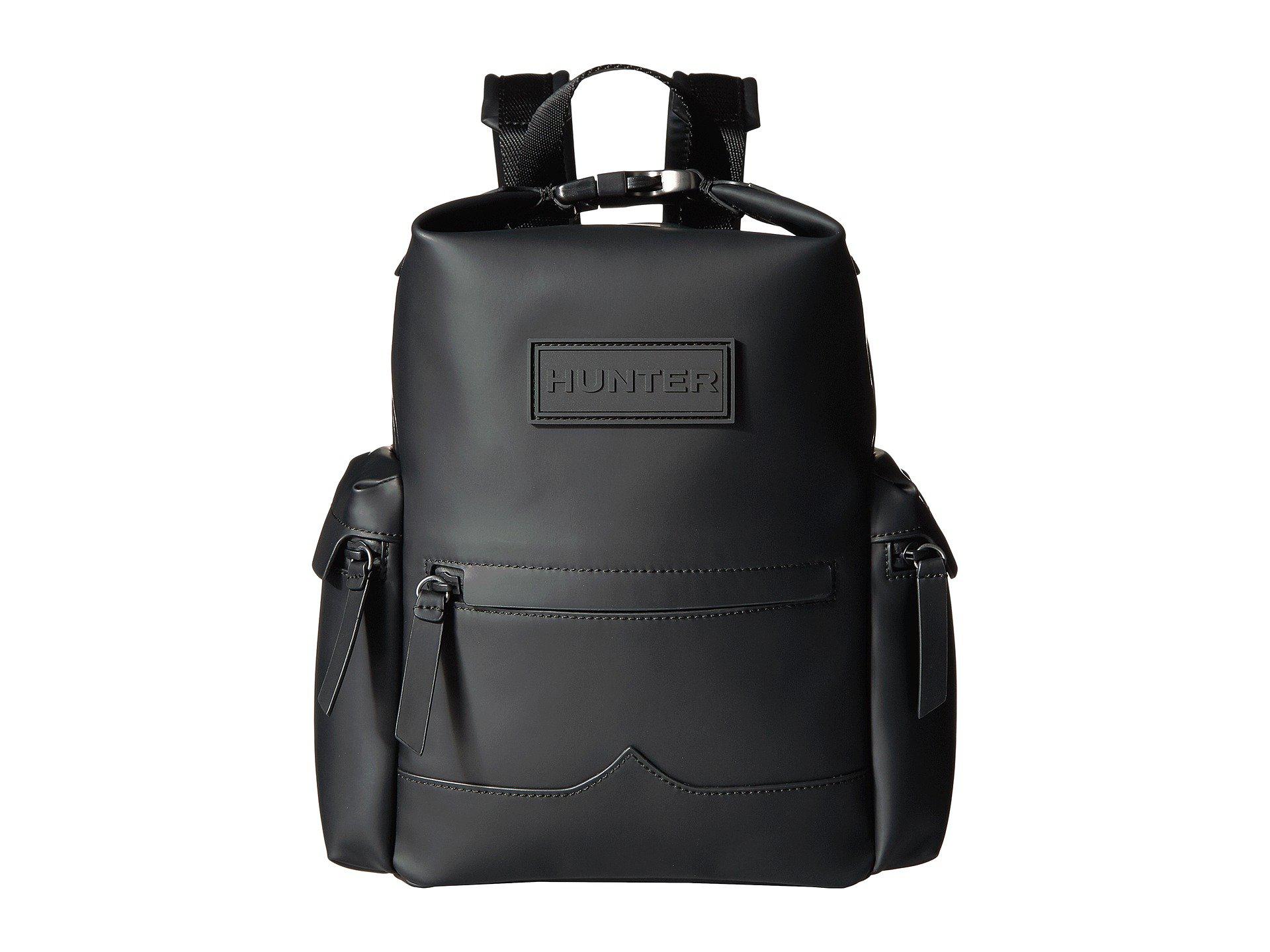 hunter rubberised backpack