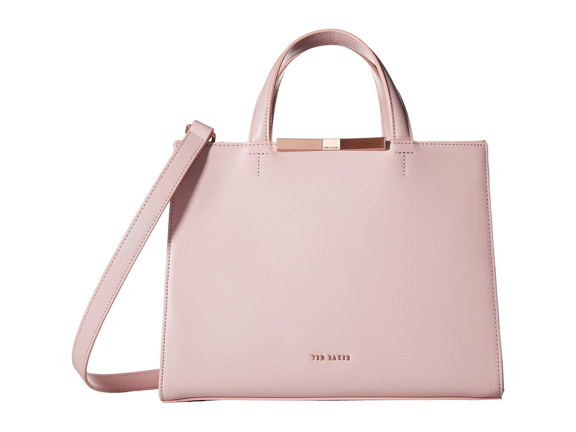 light pink handbag