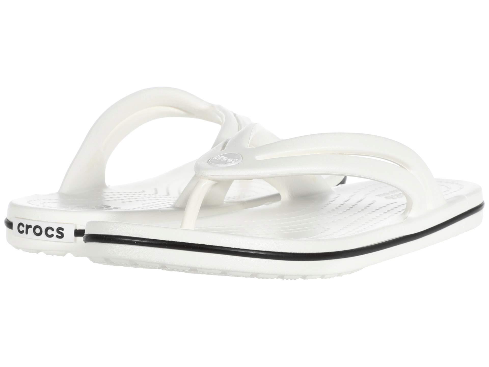 crocband flip white