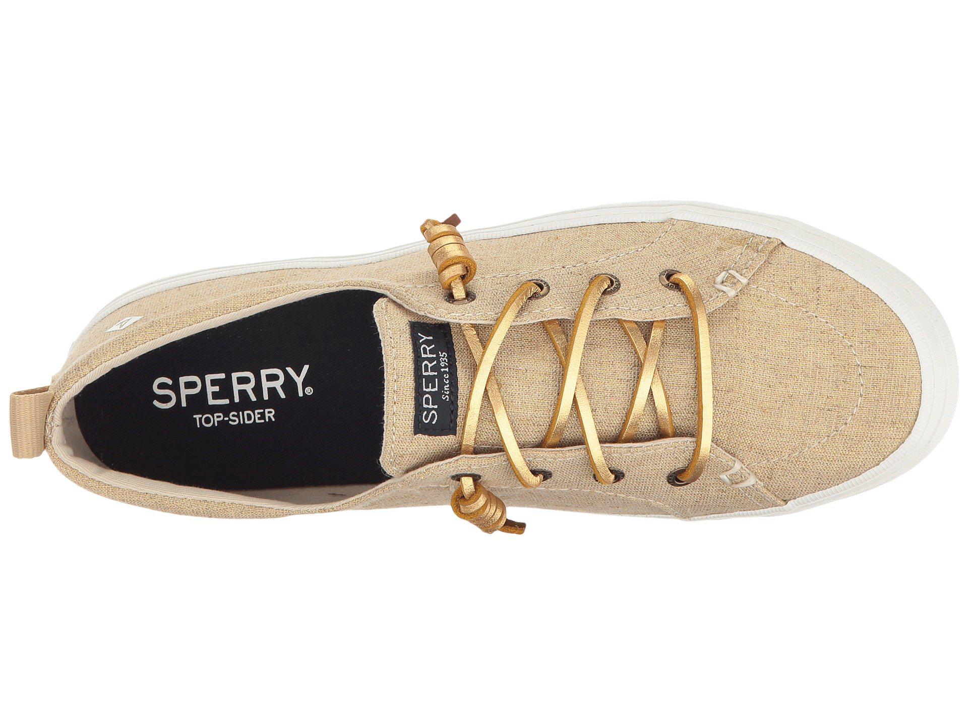 sperry crest vibe washed linen