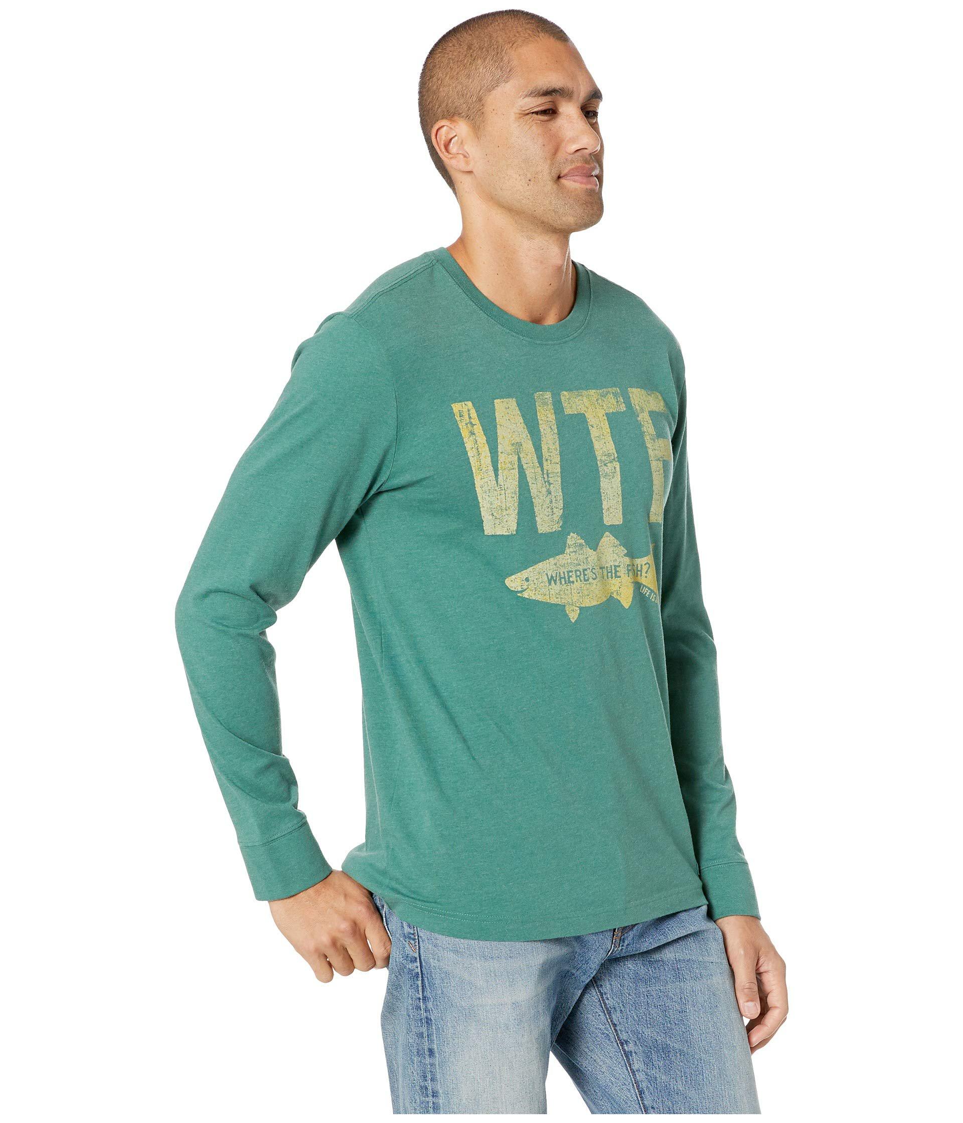 wtf life is good shirt