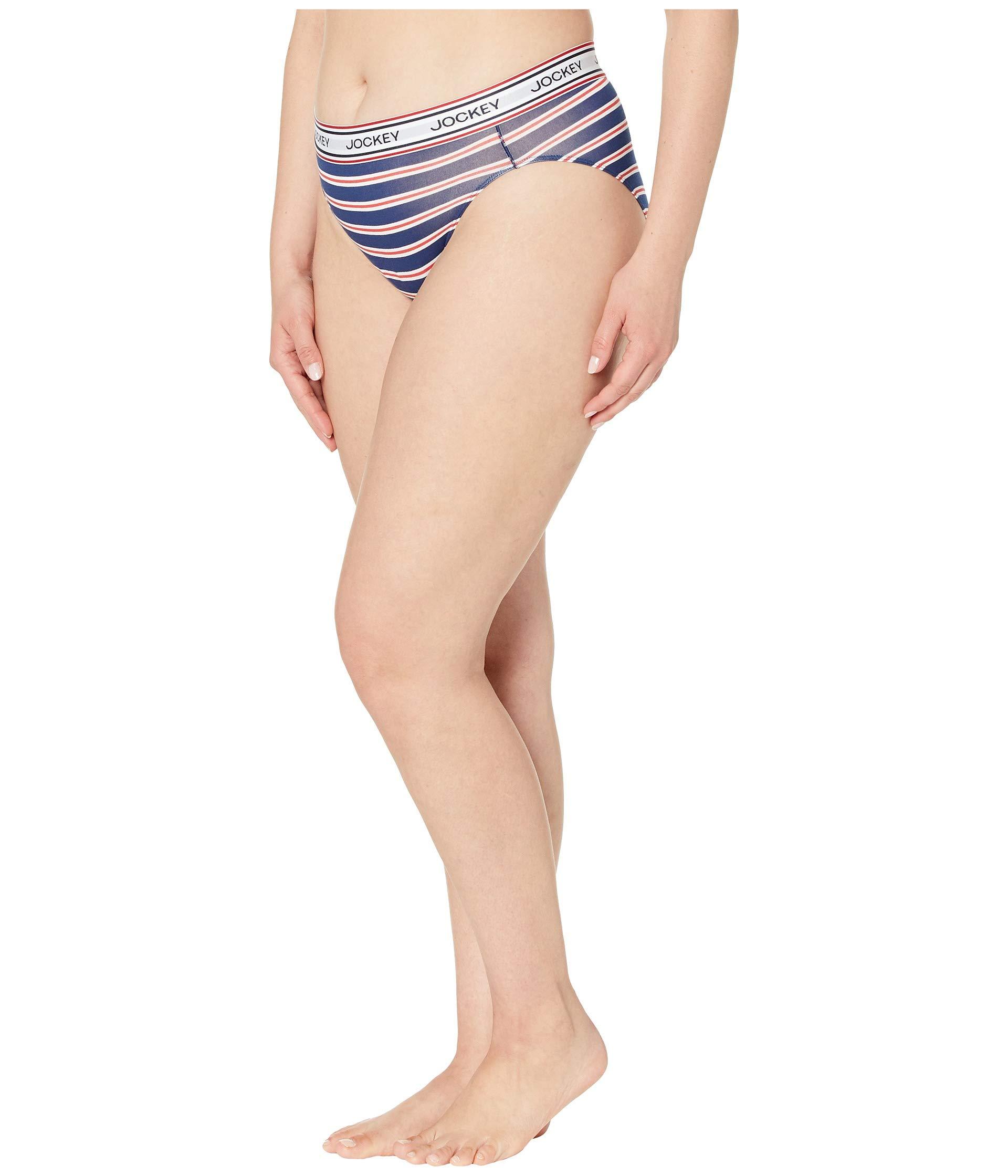 jockey retro stripe hi cut