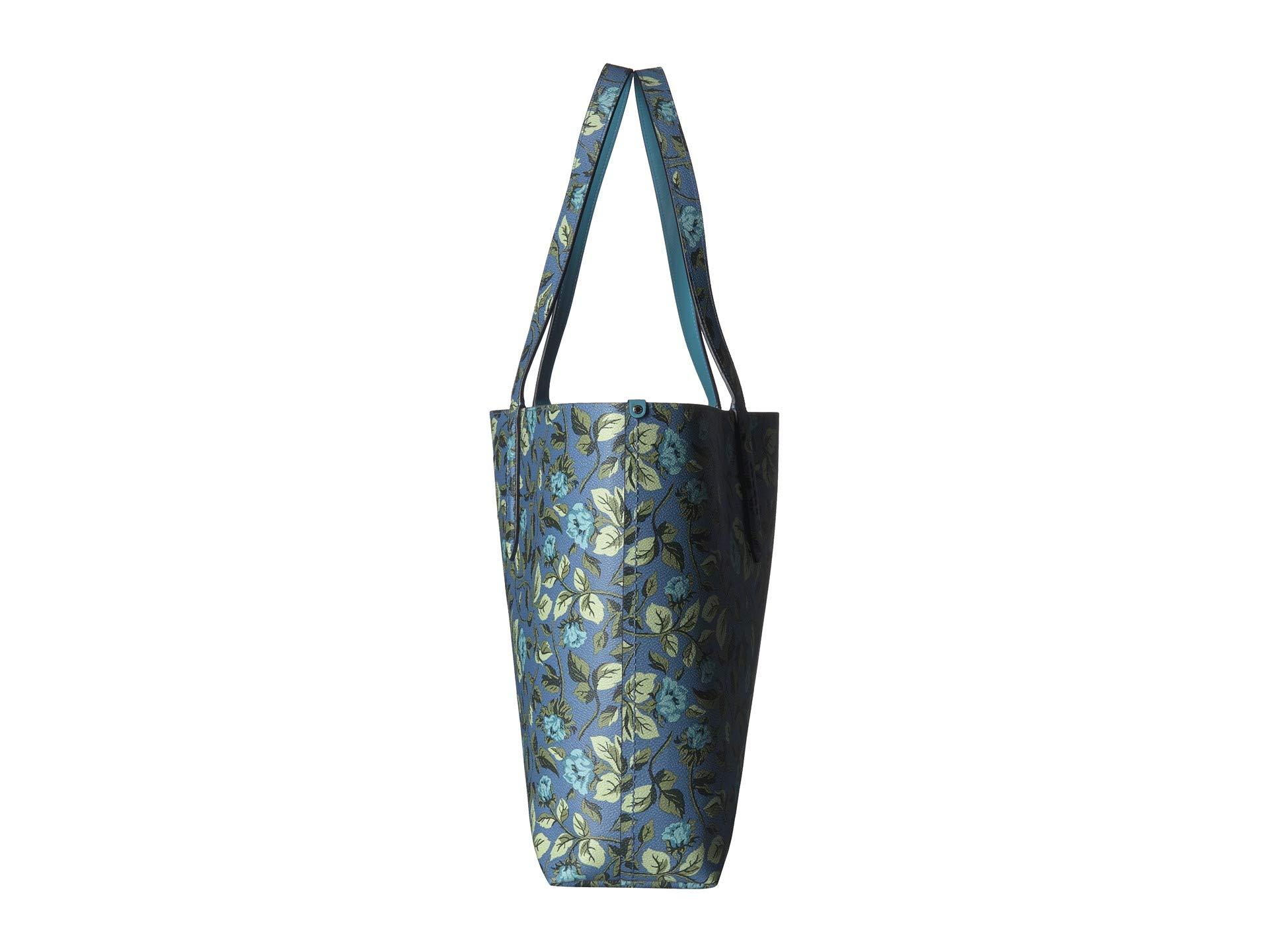 coach floral highline tote