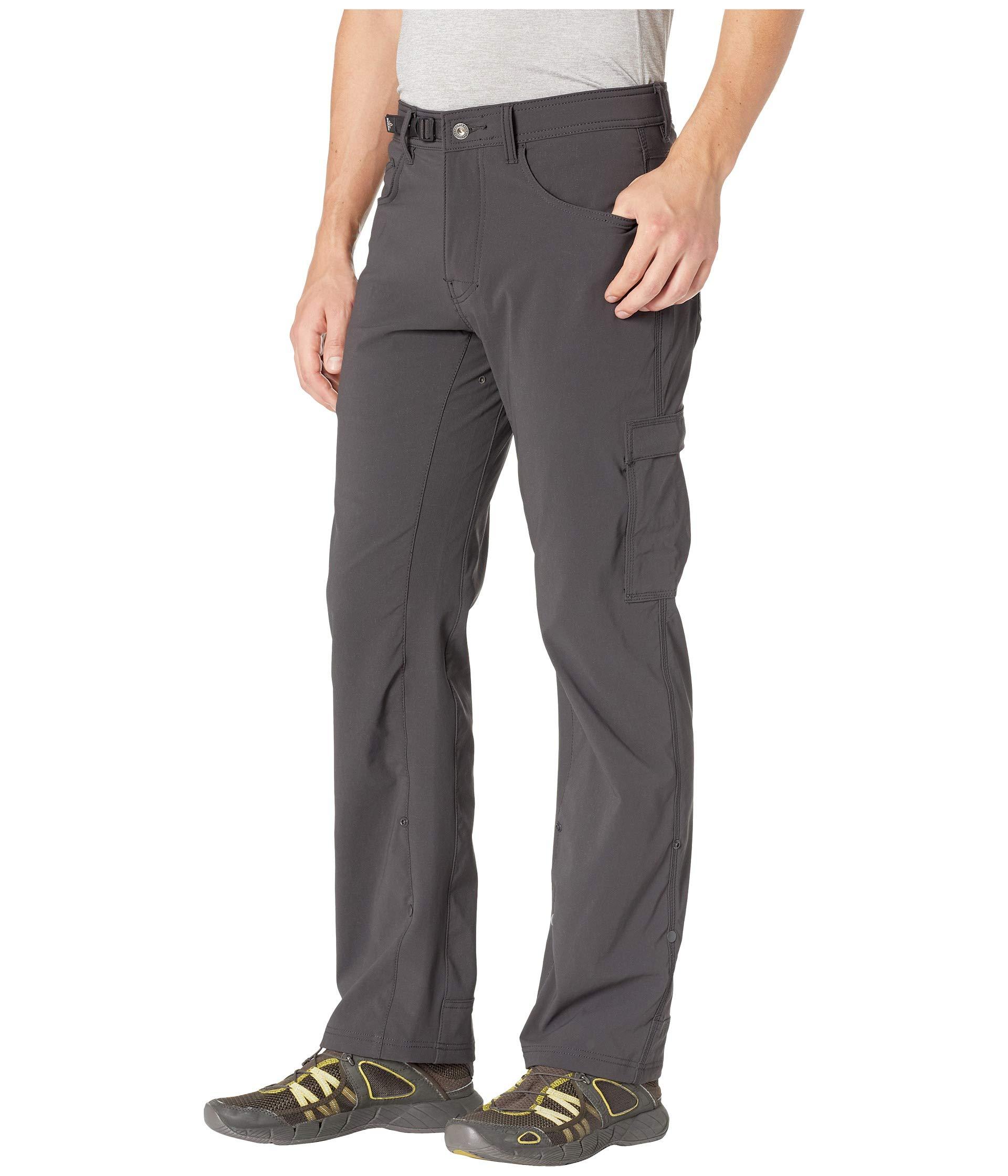 Prana Synthetic Stretch Zion Straight Pants in Gray for Men - Lyst