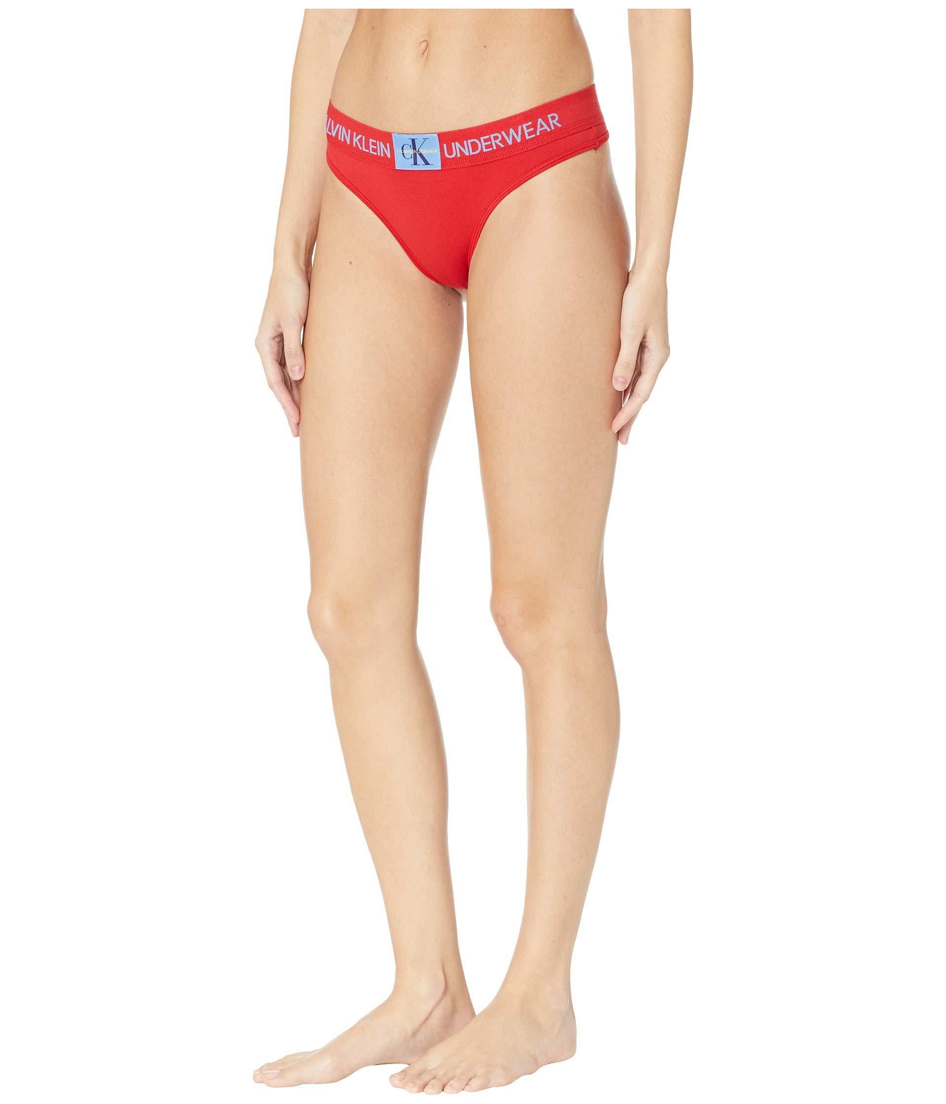 calvin klein monogram thong
