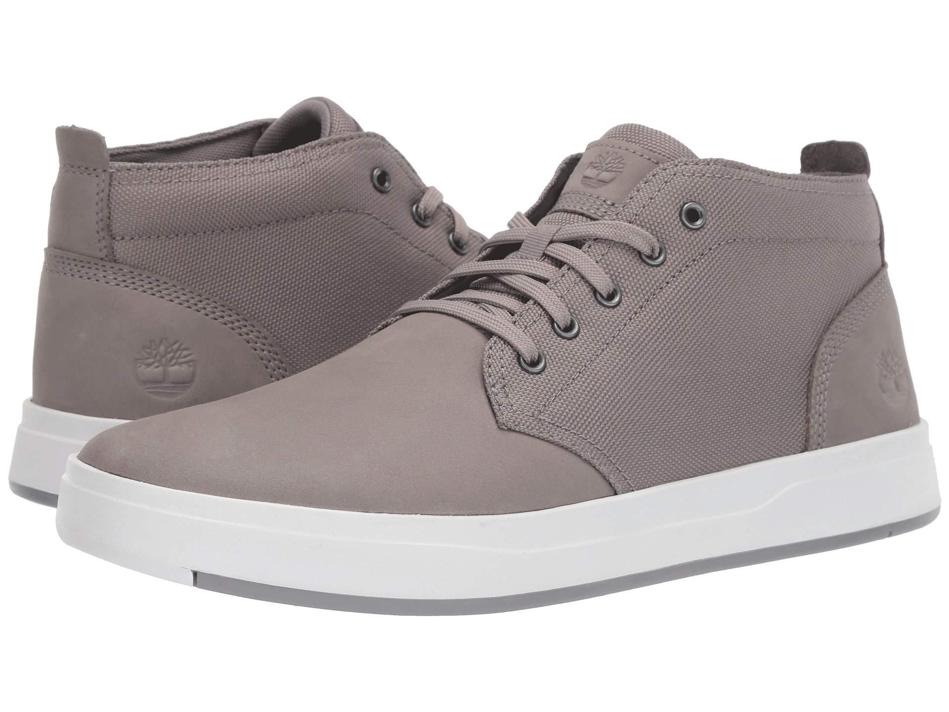 timberland davis square leather and fabric chukka