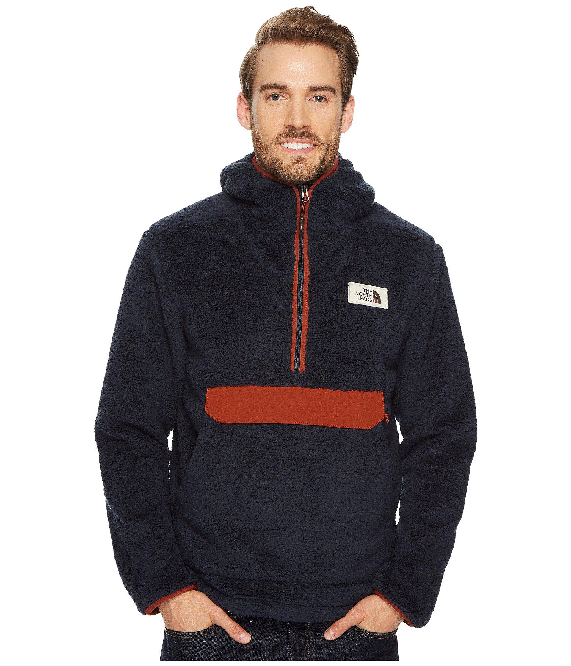 The North Face Fleece Campshire Pullover Hoodie in Blue for Men - Lyst