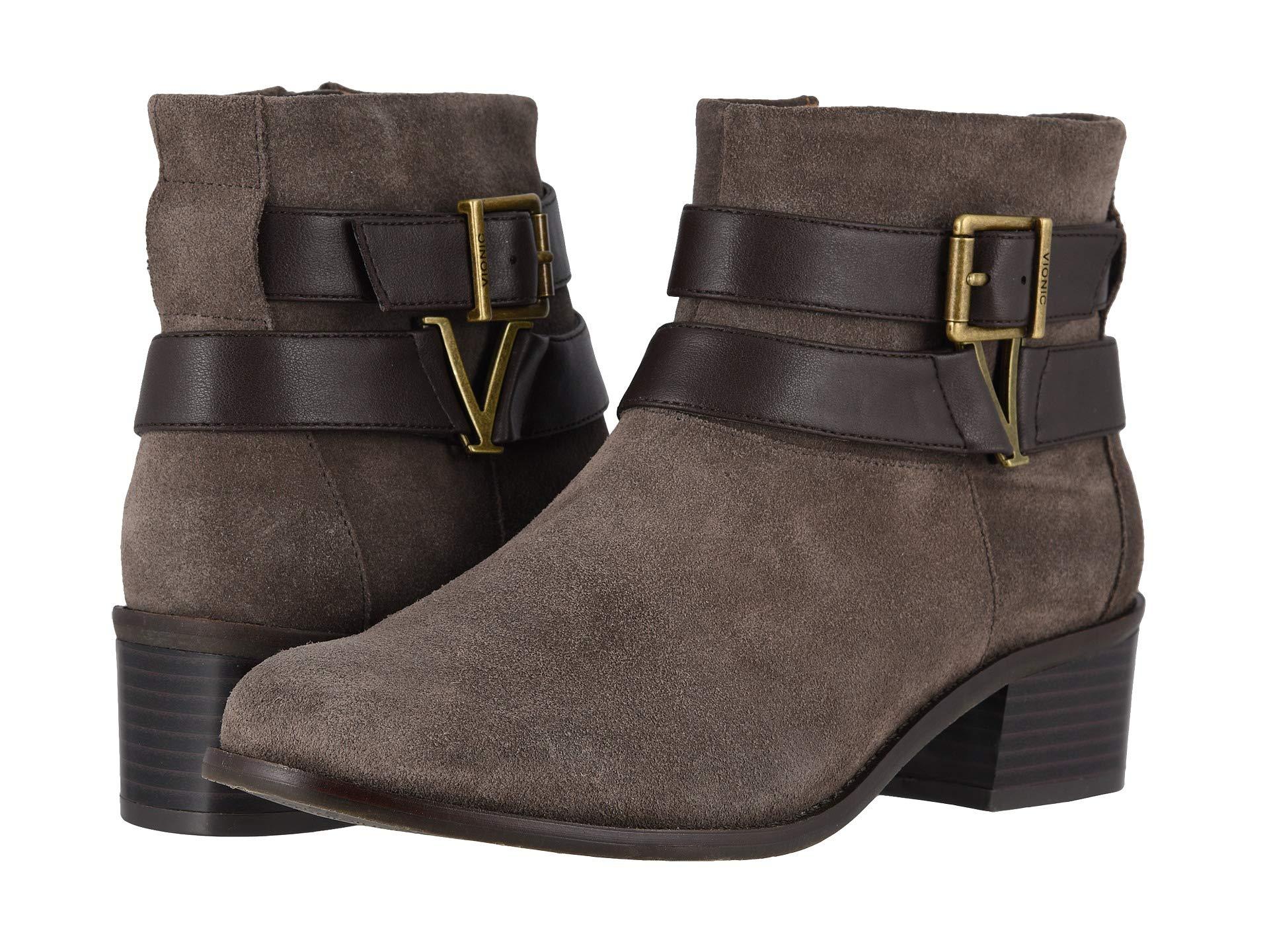 vionic booties wide width