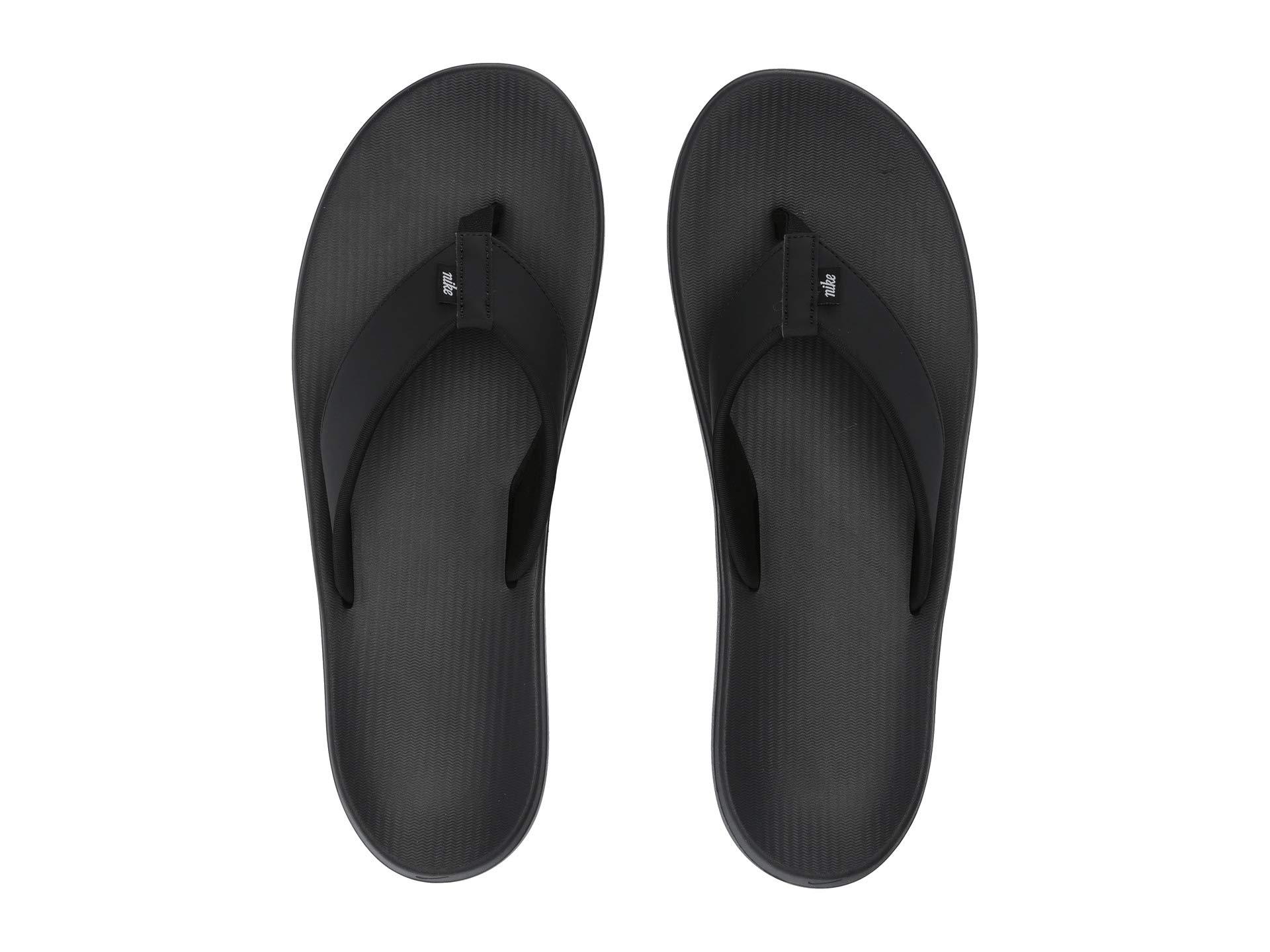nike black thong flip flop