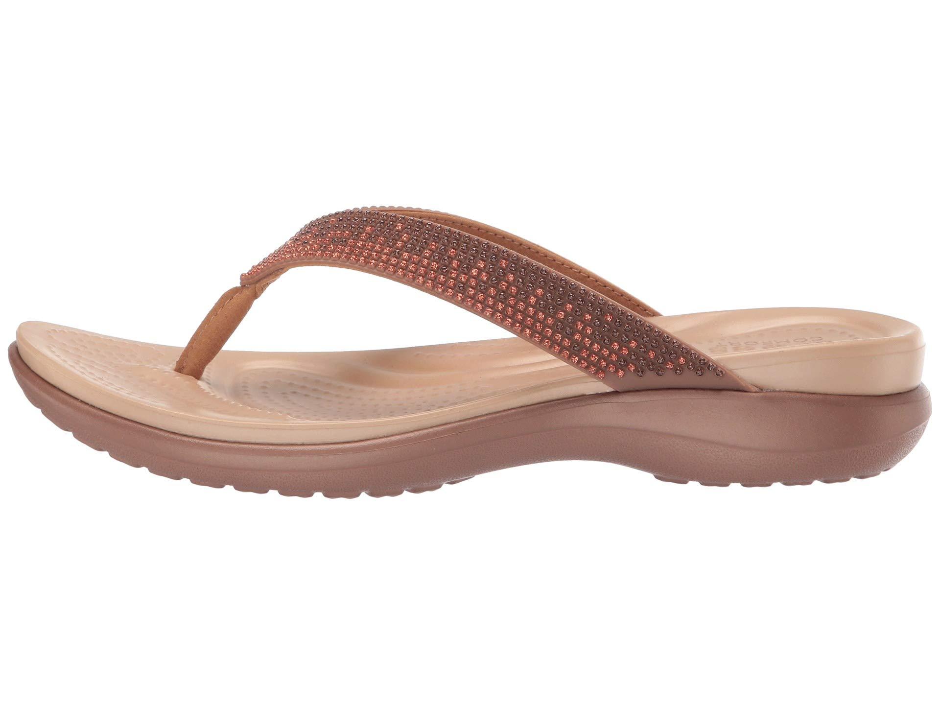 crocs capri v diamante flip