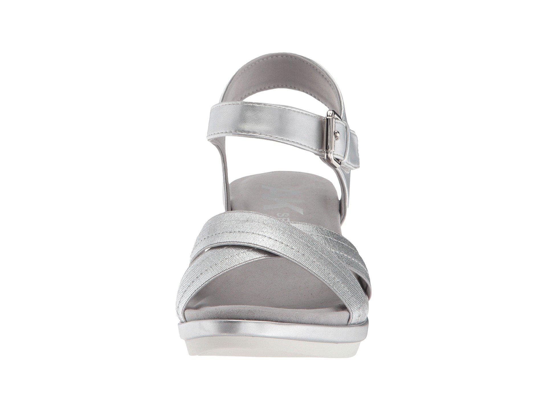 anne klein shoes silver