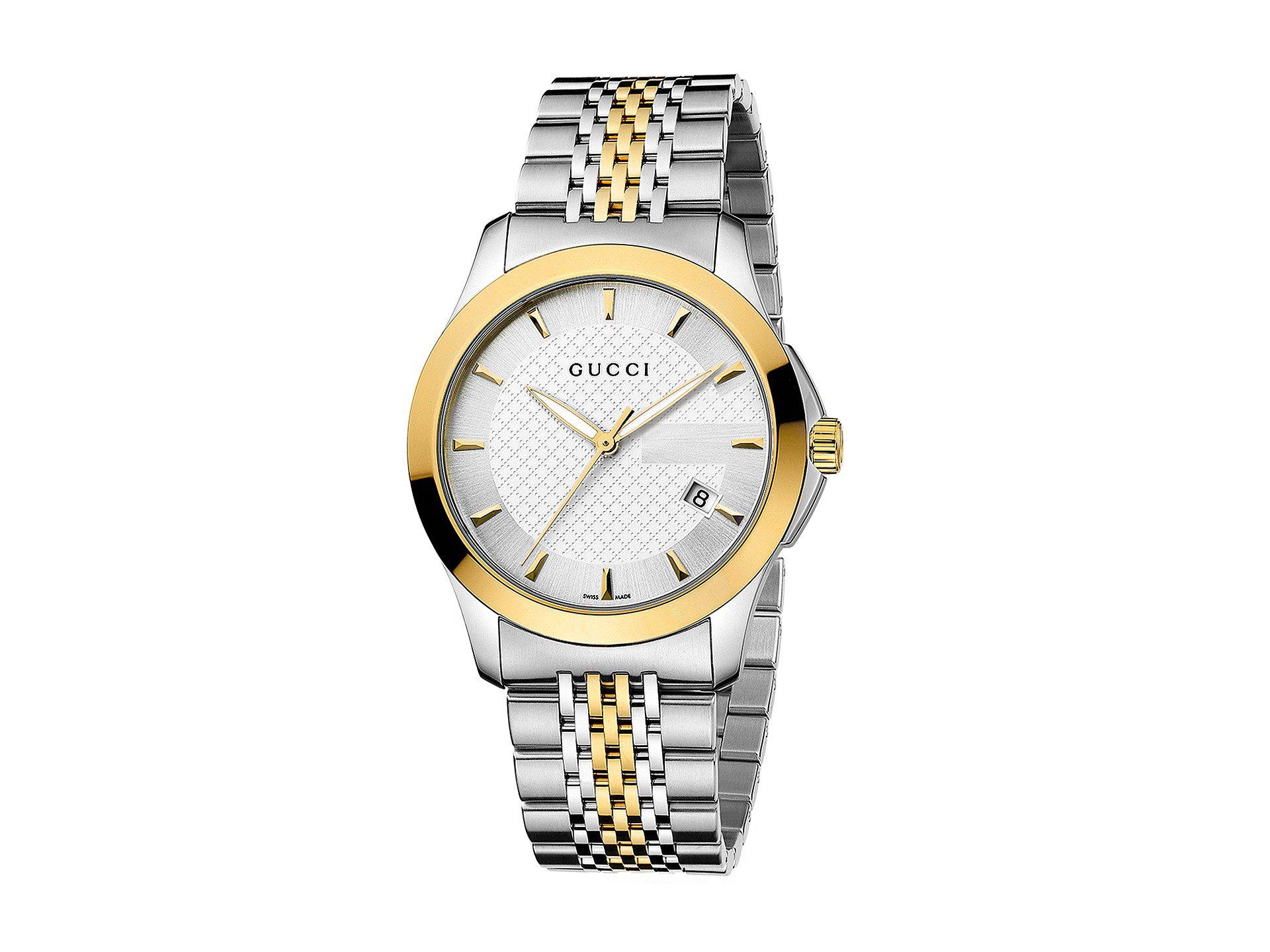Gucci G-timeless 38mm Two-tone Stainless Steel Watch-ya126409 in 
