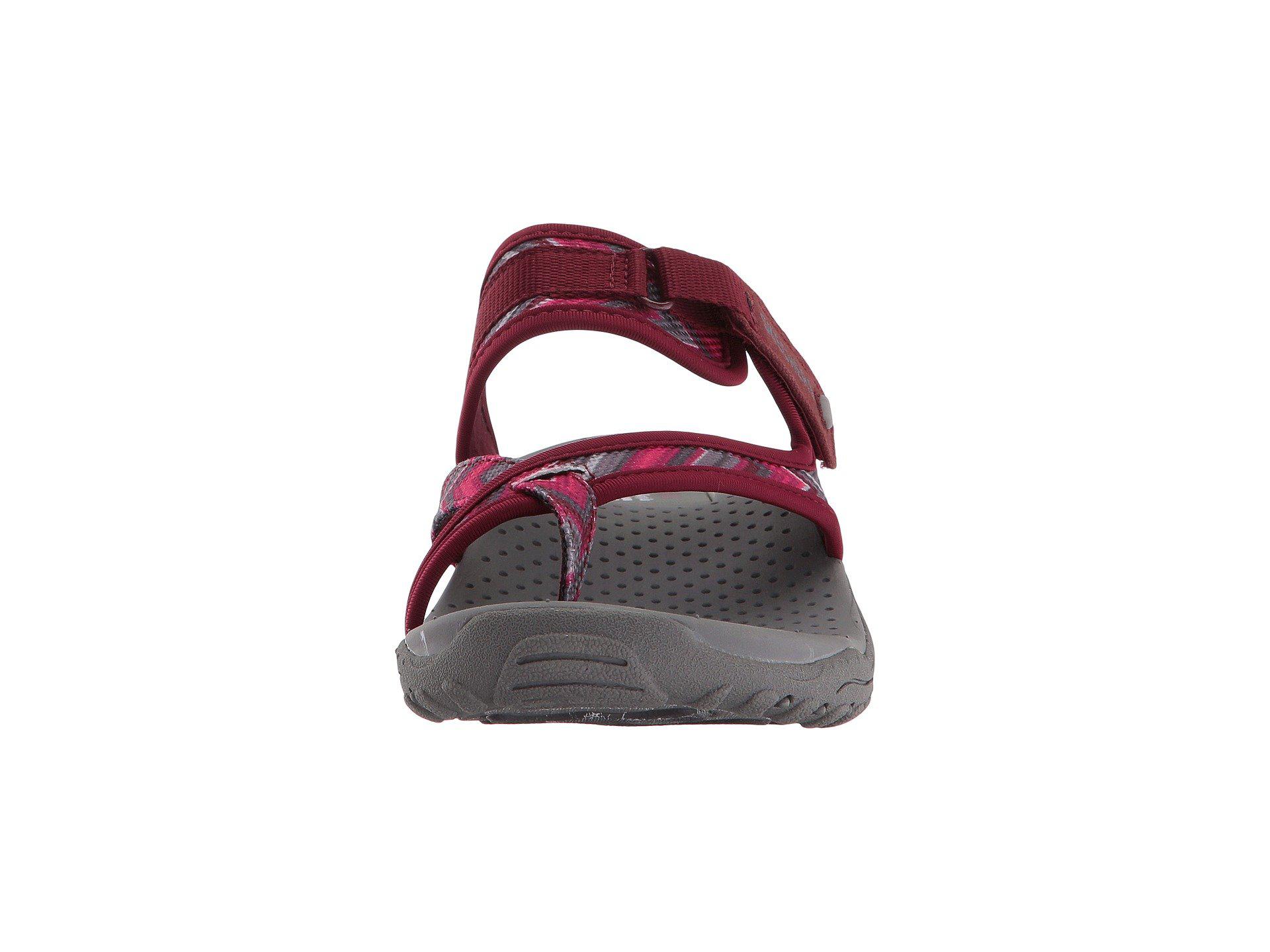 Skechers Reggae - Zig Swag (burgundy/pink) Women's Sandals | Lyst