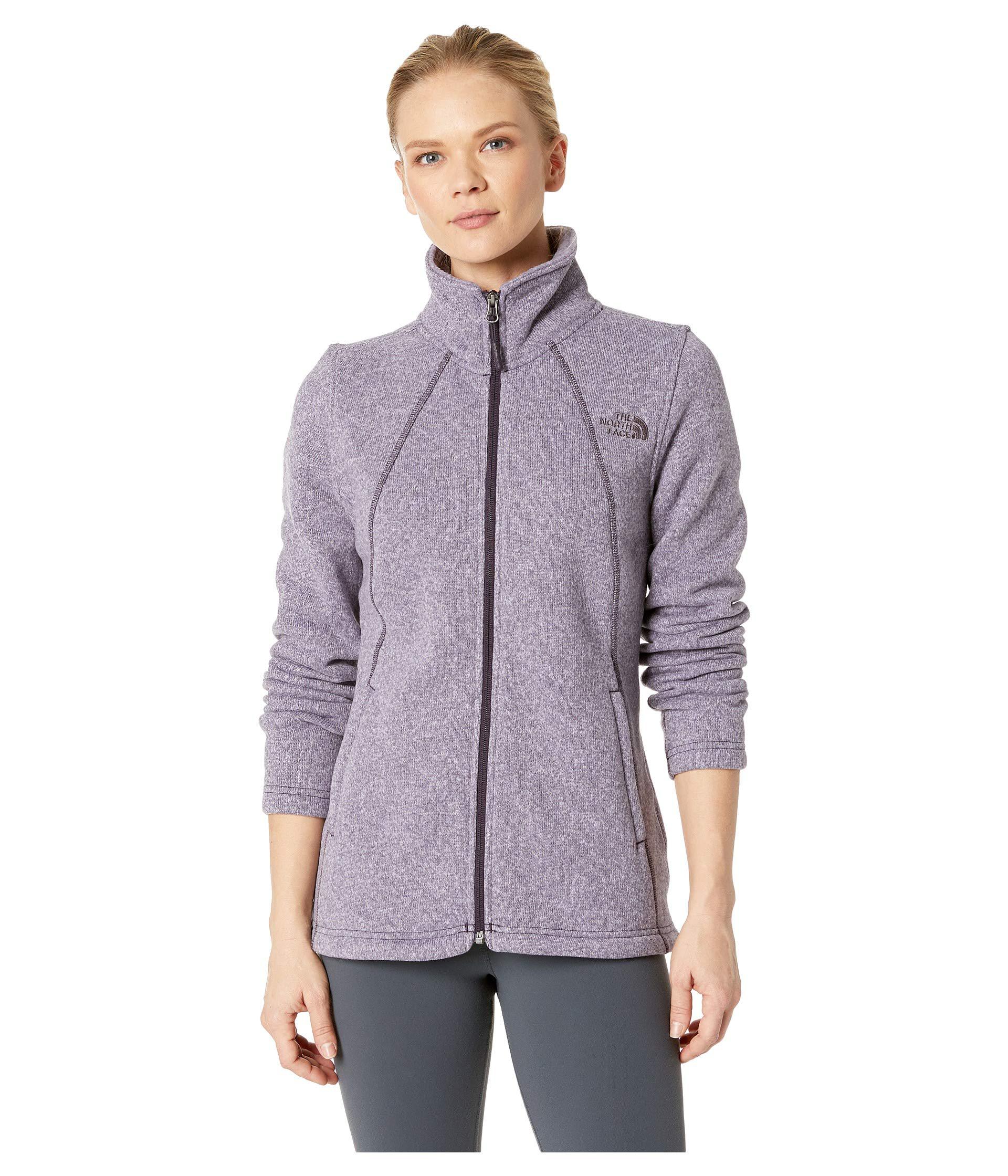 the north face women's crescent full zip top