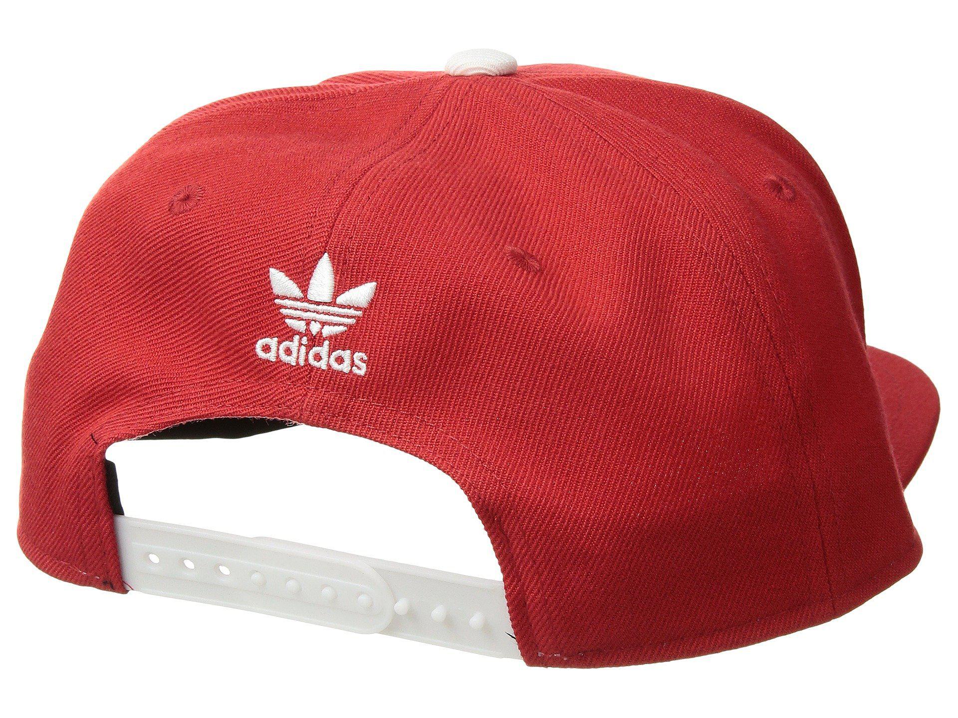adidas Originals Trefoil Cap In Red for Men | Lyst
