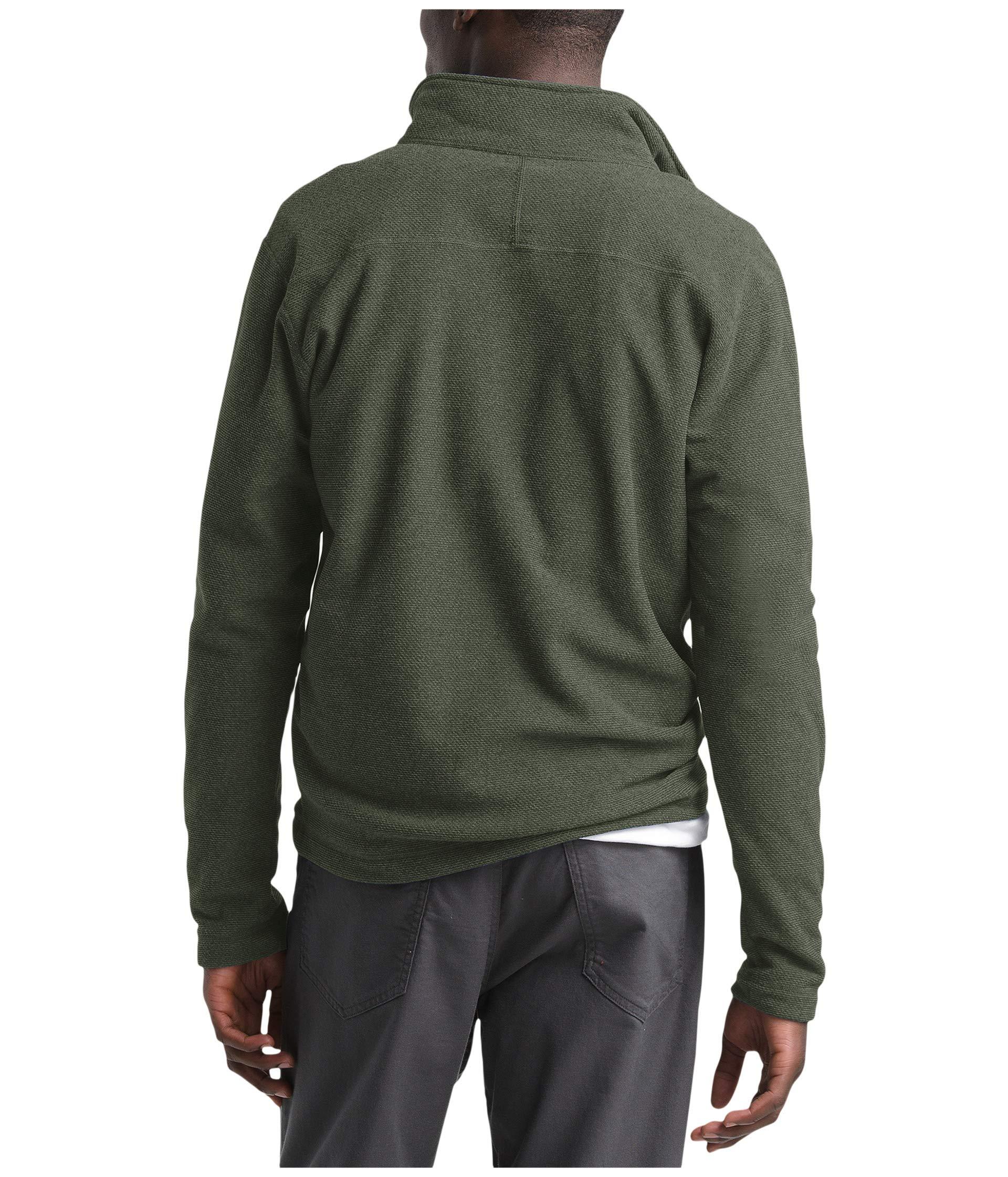 The North Face Fleece Textured Cap Rock 1/4 Zip in Brown for Men - Lyst