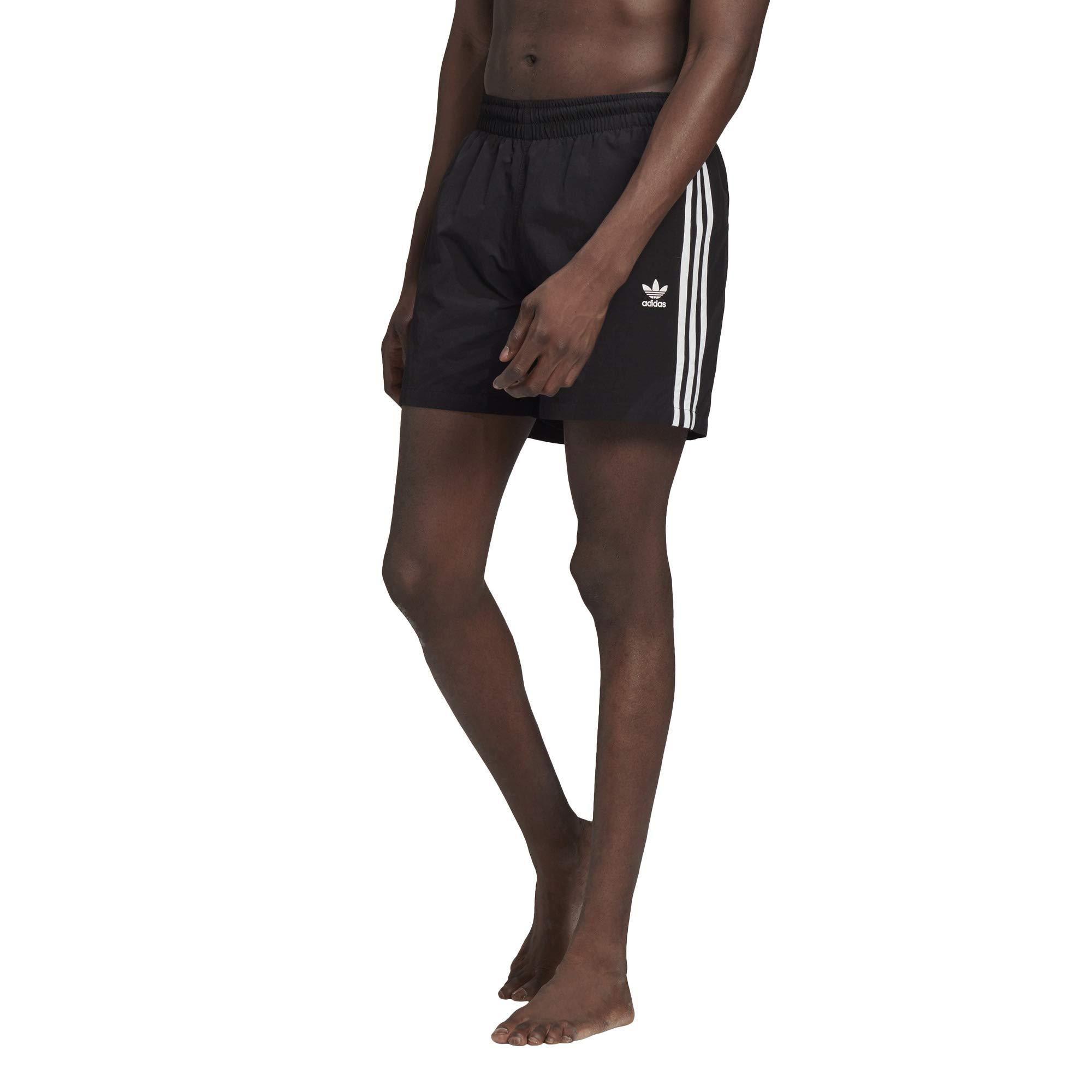 black adidas swim shorts