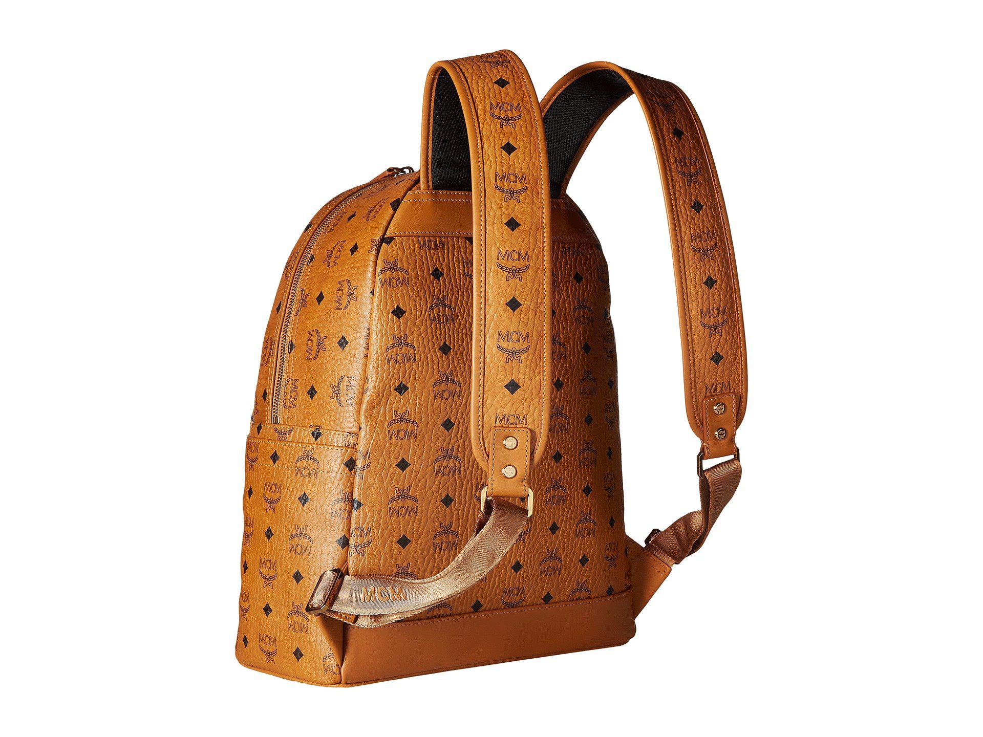 mcm backpack no studs