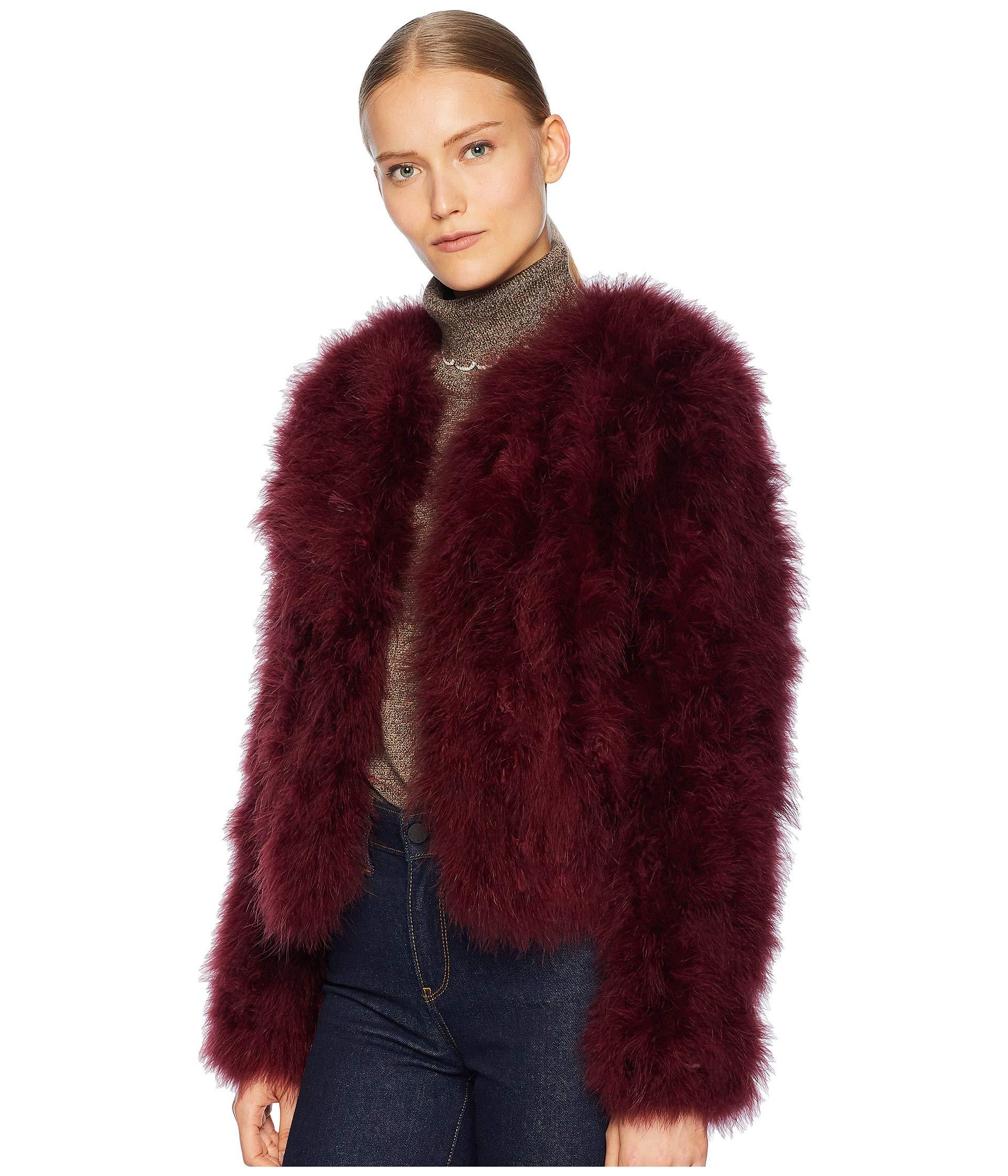 lamarque deora feather jacket