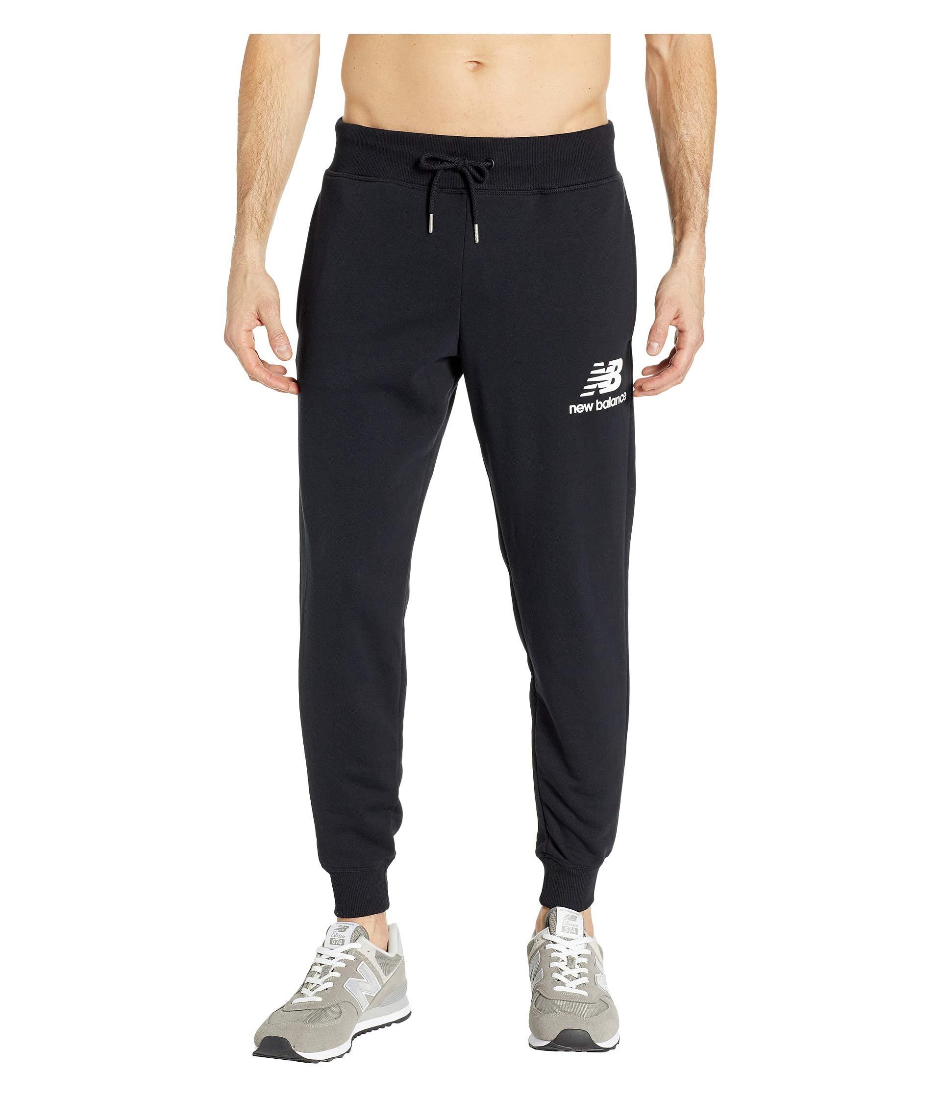 new balance sweatpants black