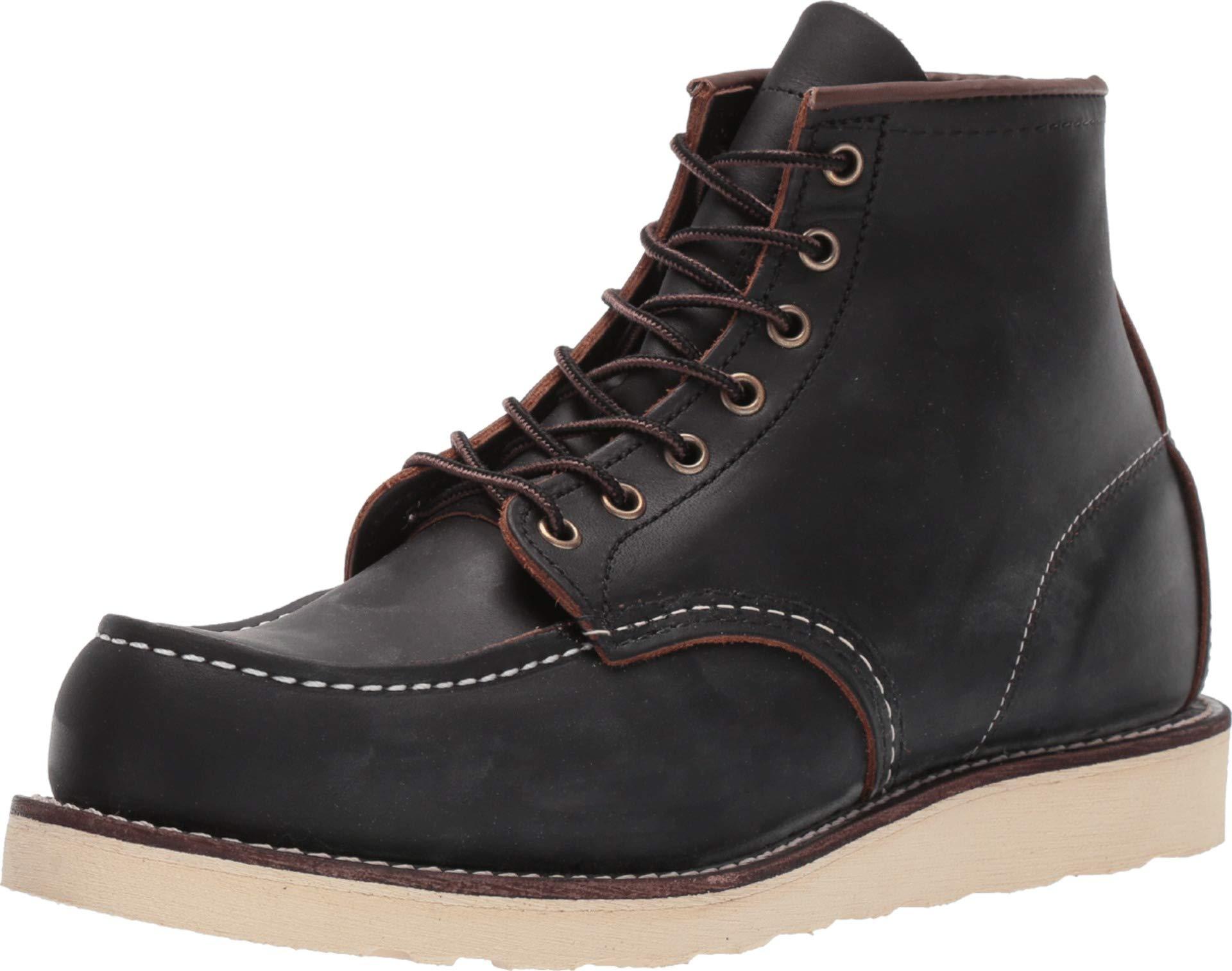 Red Wing Lace 6 Moc Toe in Black for Men - Lyst