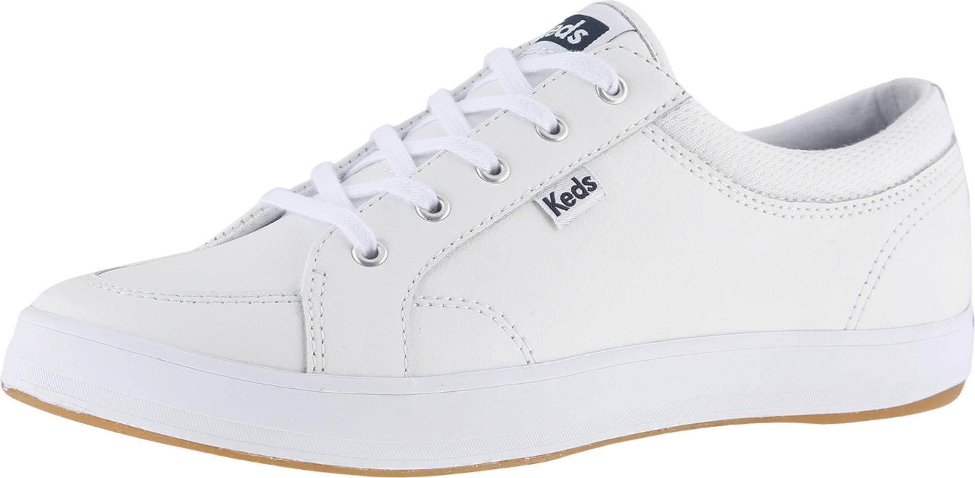 Keds Center Leather in White - Lyst