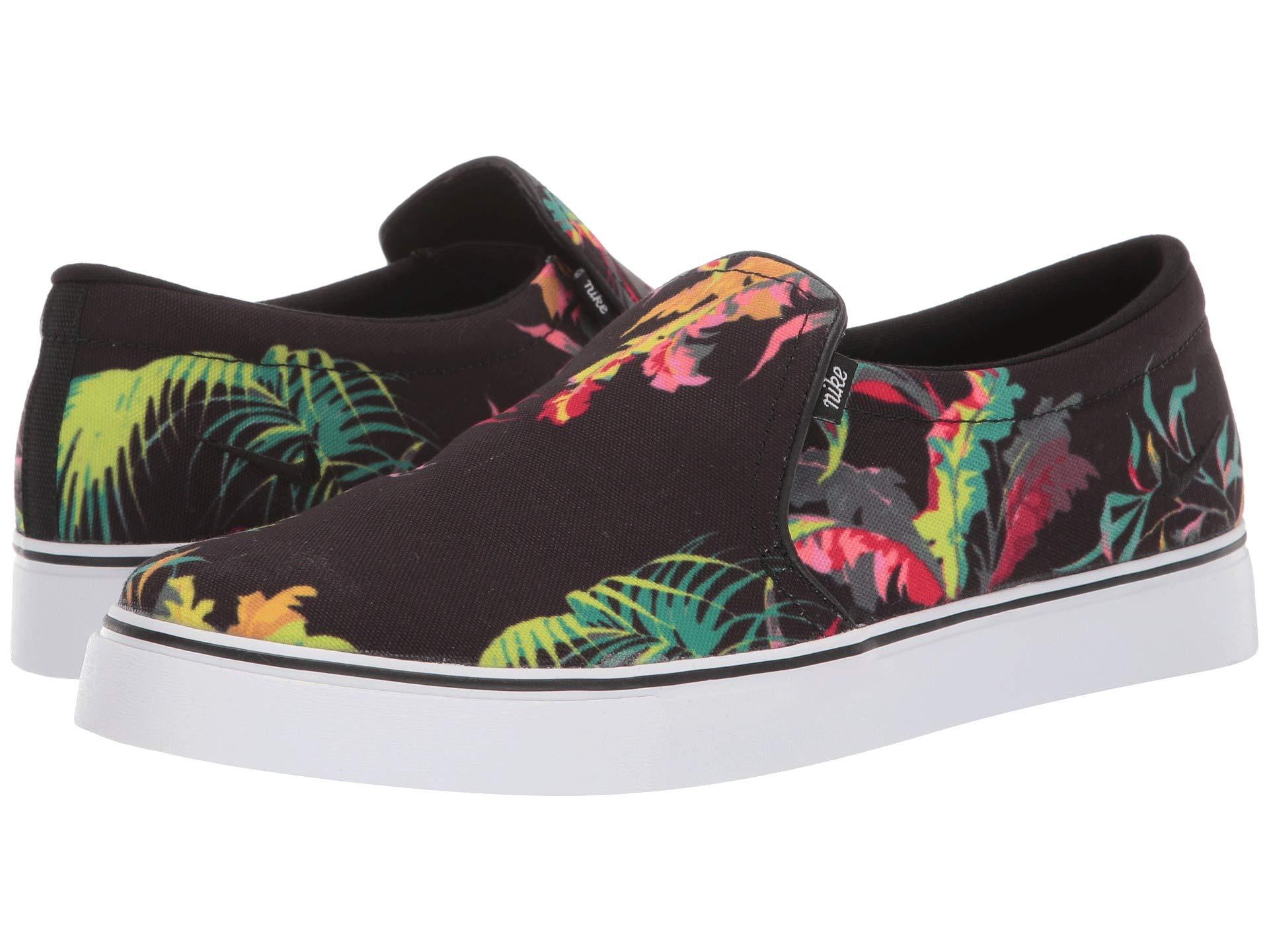 nike court royale slip on black