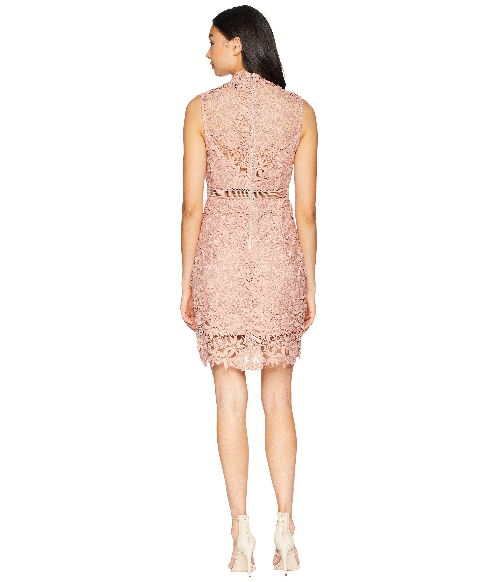 bardot paris lace dress black