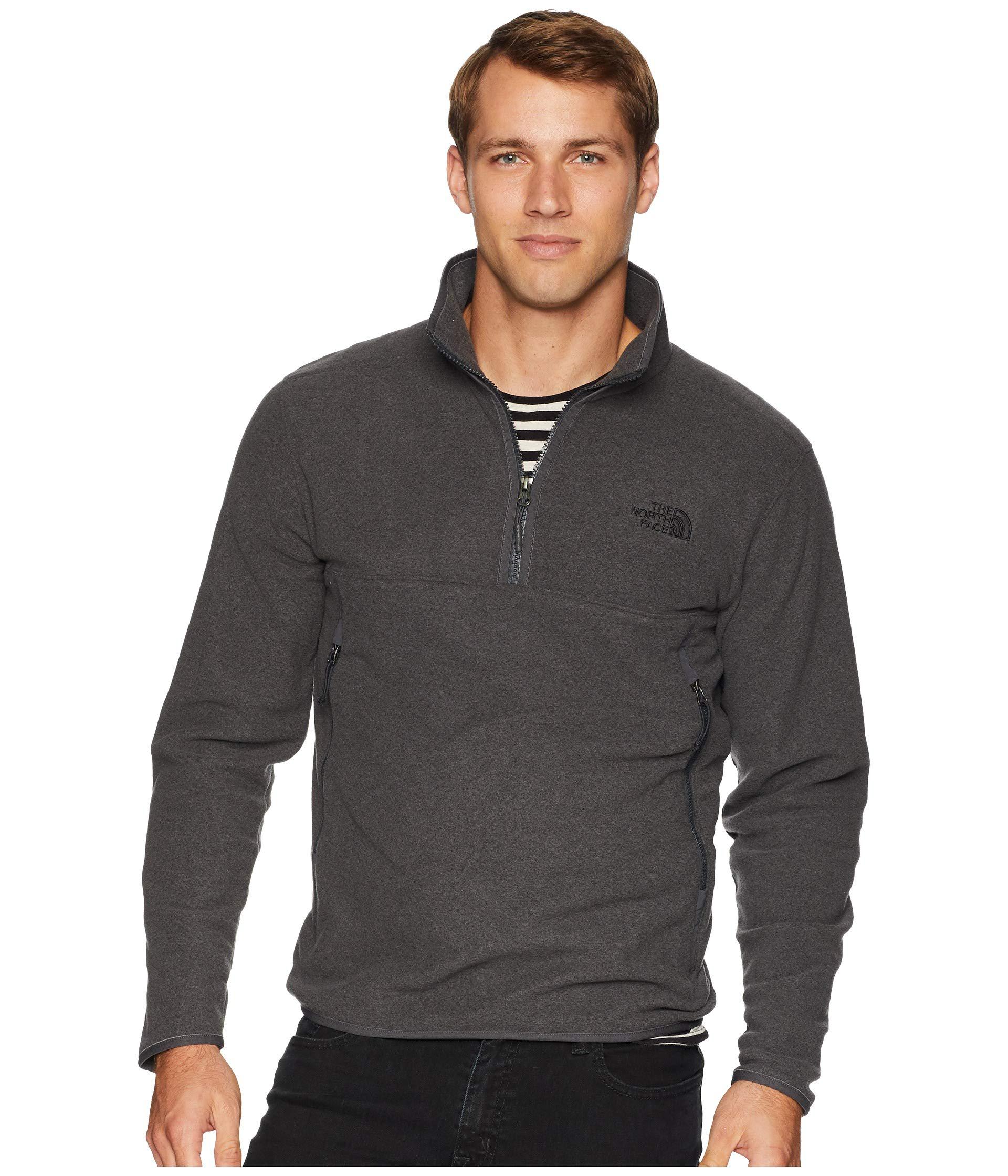north face glacier half zip