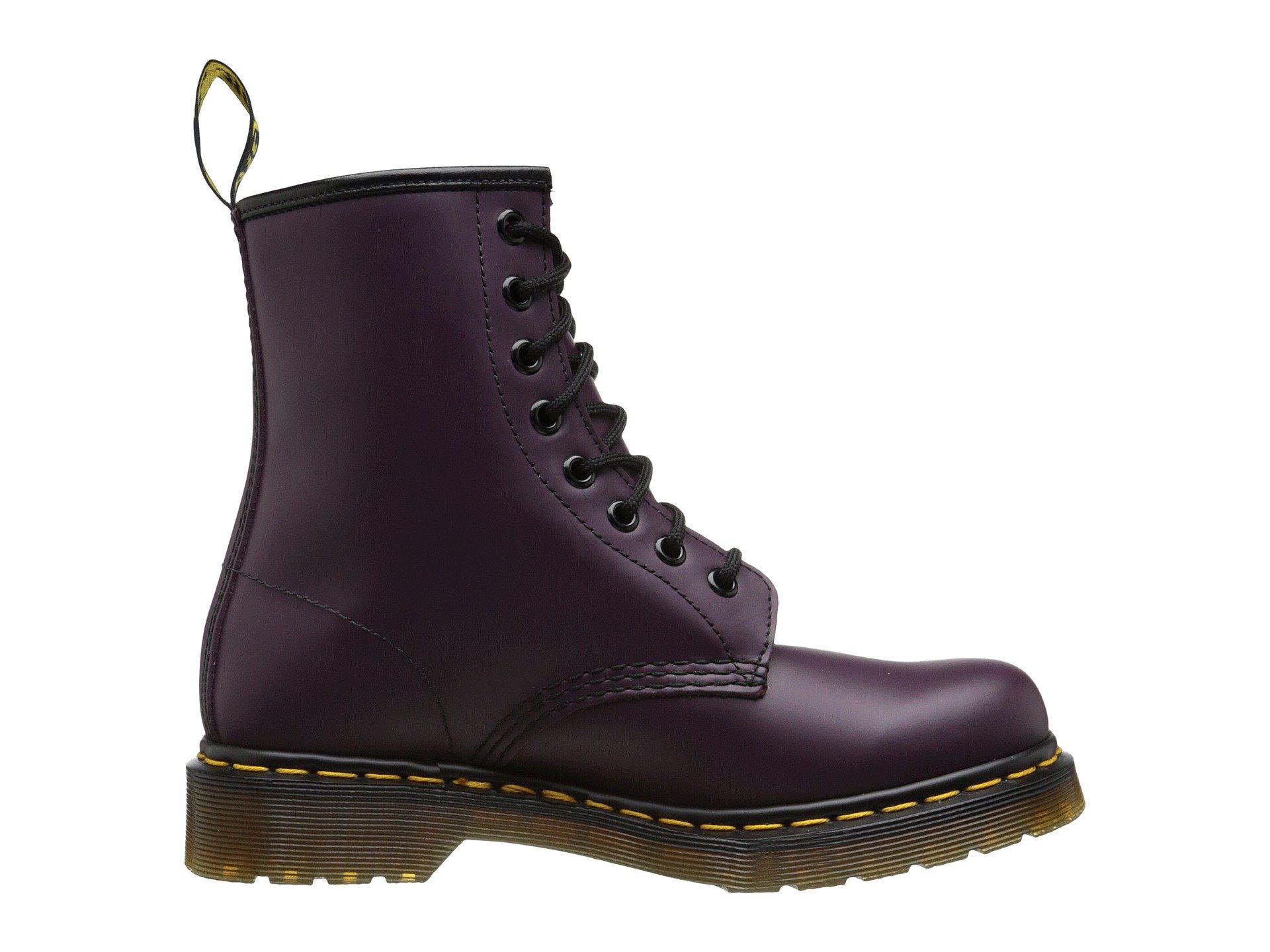 dr martens 1460 purple smooth