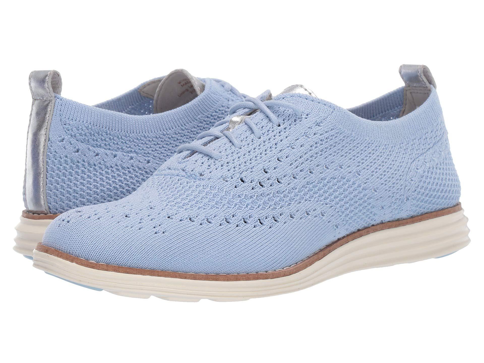 Cole Haan Rubber Original Grand Stitchlite Wing Oxford in Blue - Lyst