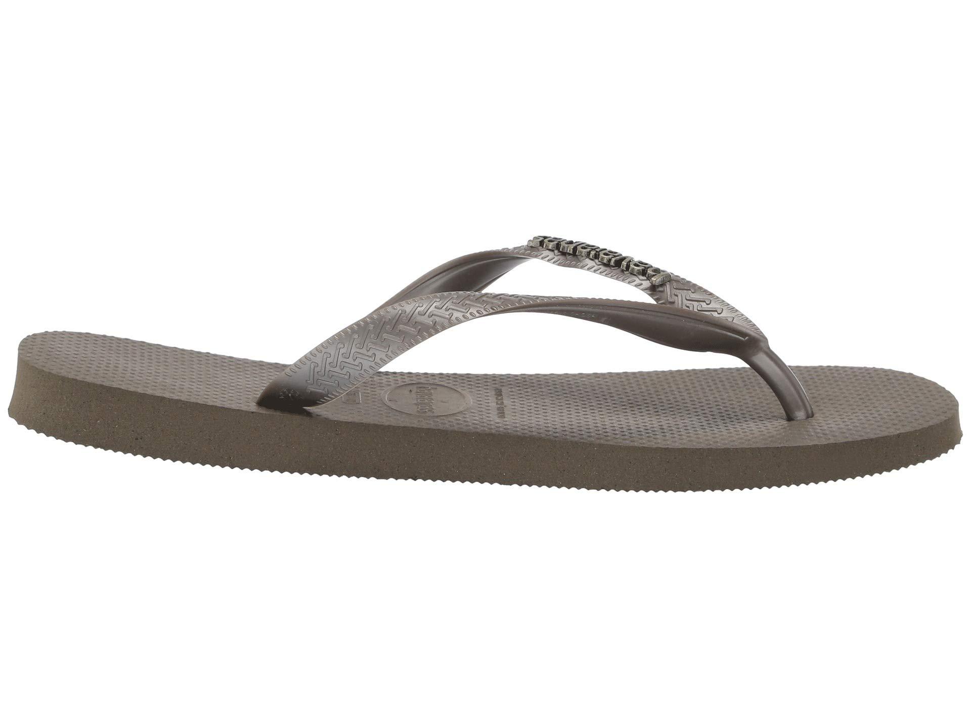 havaianas top logo metallic