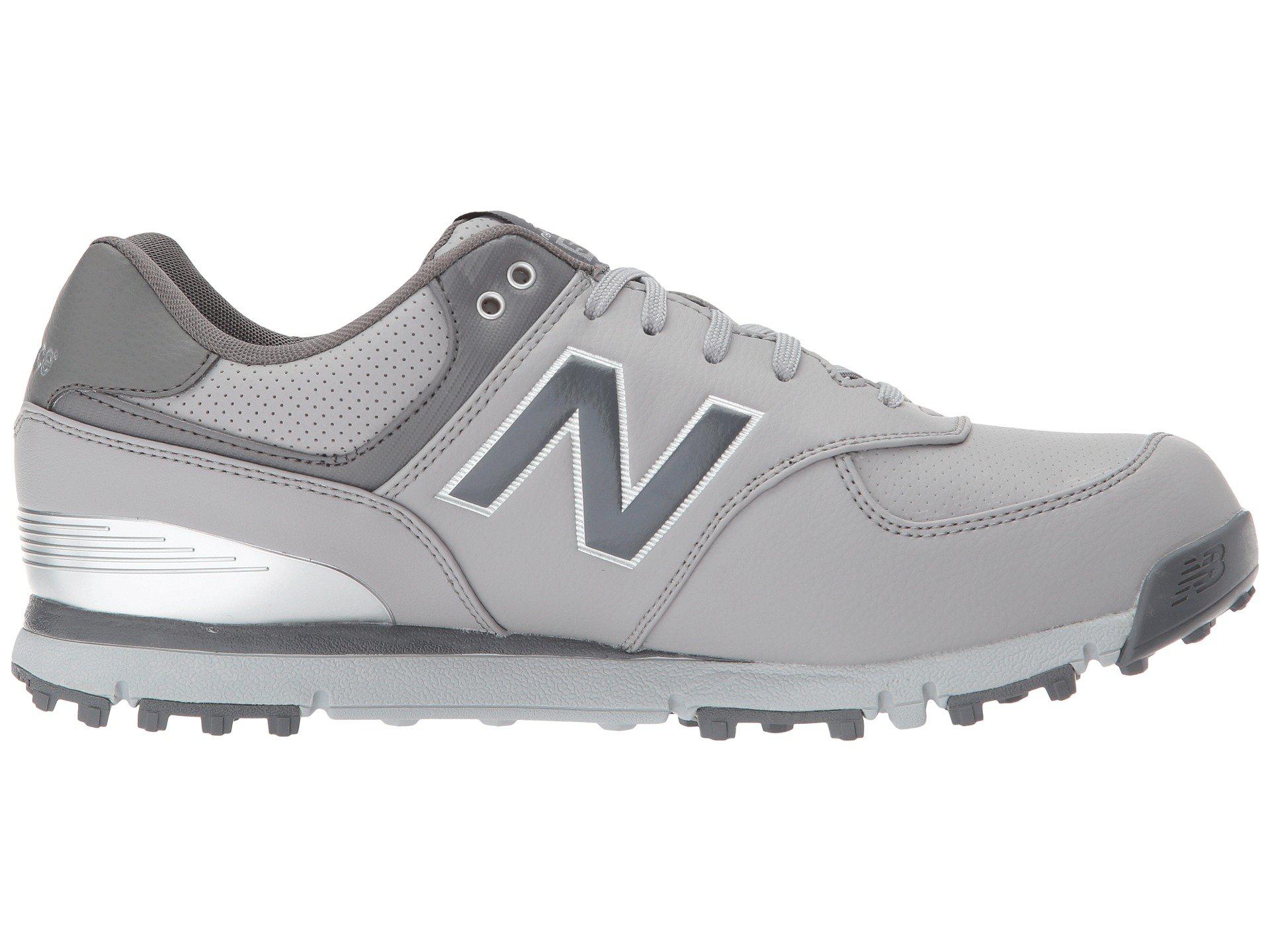 New Balance Leather Nbg574 Sl (grey/silver) Men's Golf Shoes in Gray