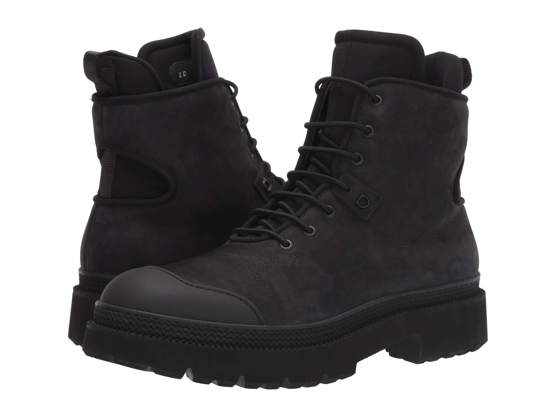 Ferragamo Tolk Boot in Black for Men | Lyst