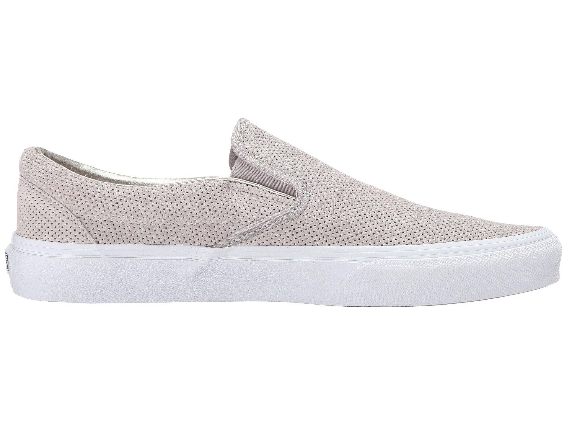 vans perf suede slip on