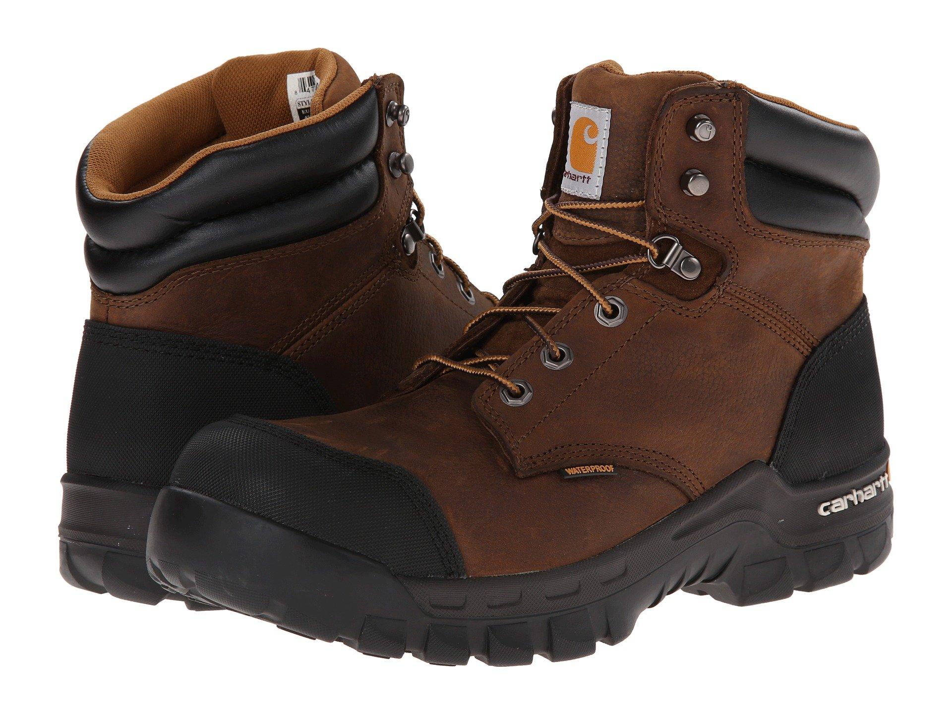 carhartt 6 rugged flex waterproof boots