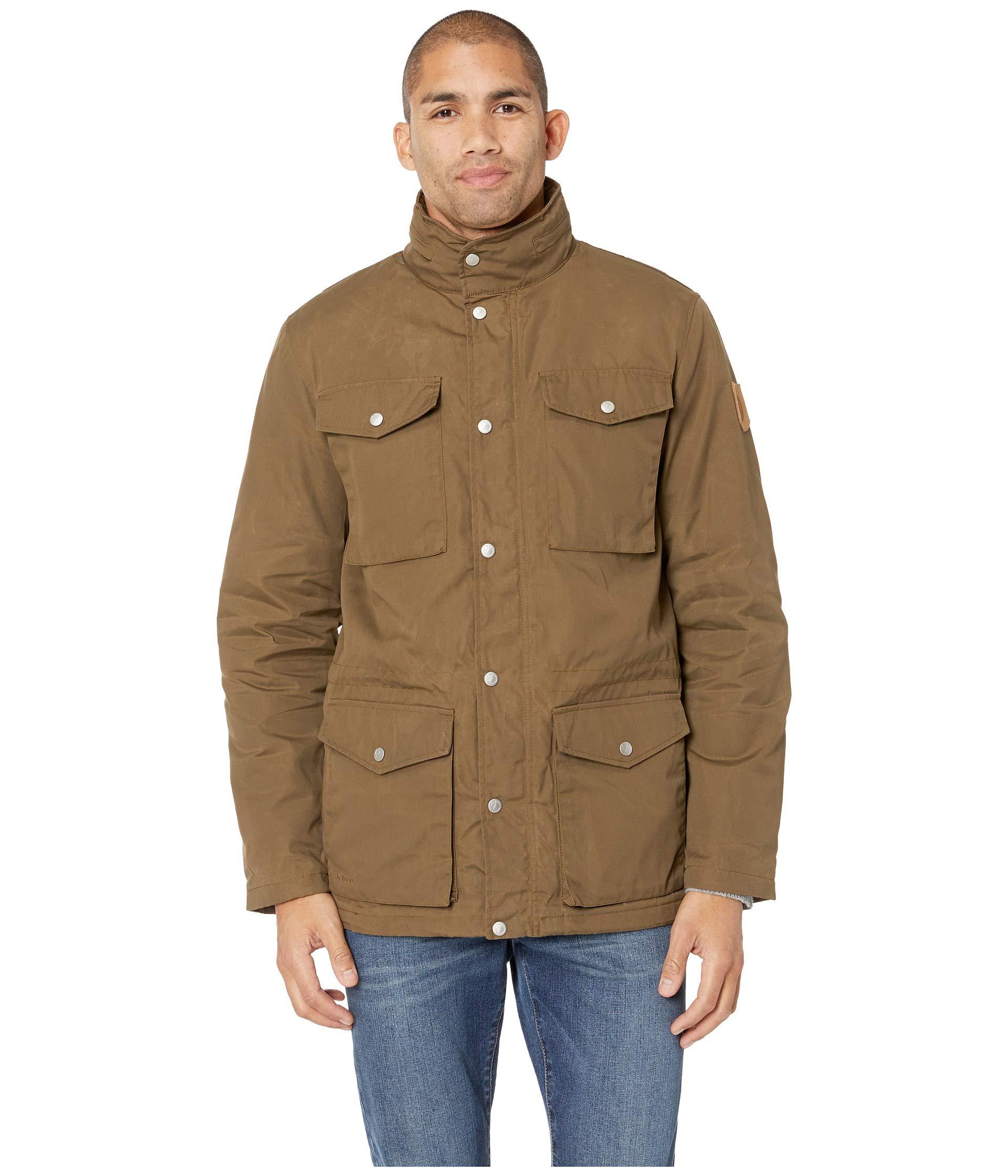 Fjallraven Synthetic Raven Padded Jacket in Khaki (Natural) for Men - Lyst