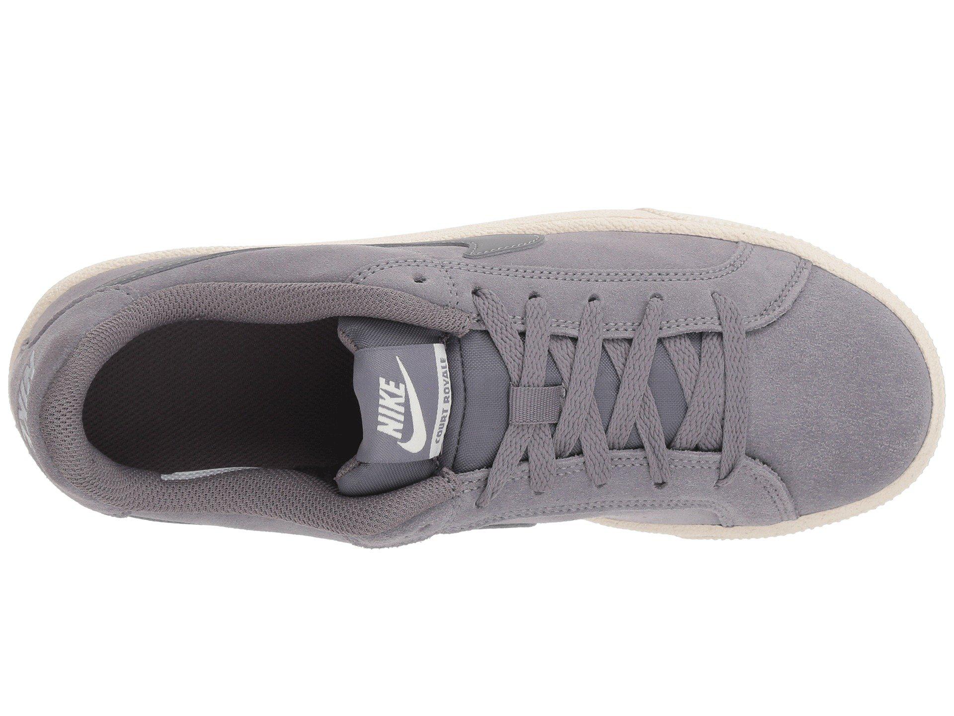 Nike Court Royale Suede (black/black/thunder Grey) Women's Shoes in Gray |  Lyst