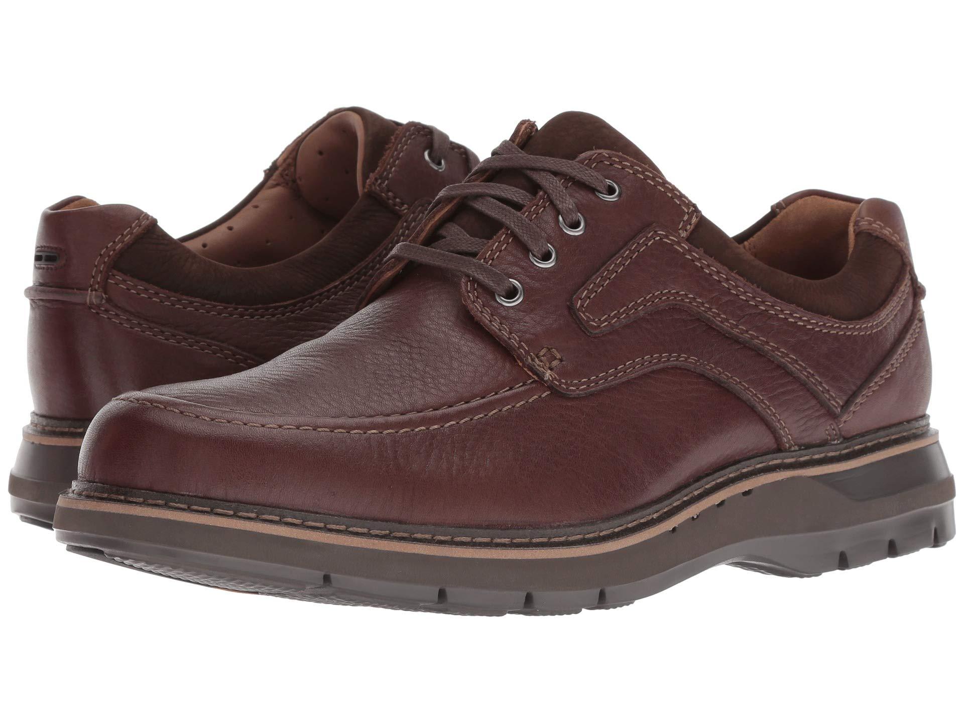 Clarks Un Ramble Lace in Mahogany Leather (Brown) for Men - Save 2% - Lyst