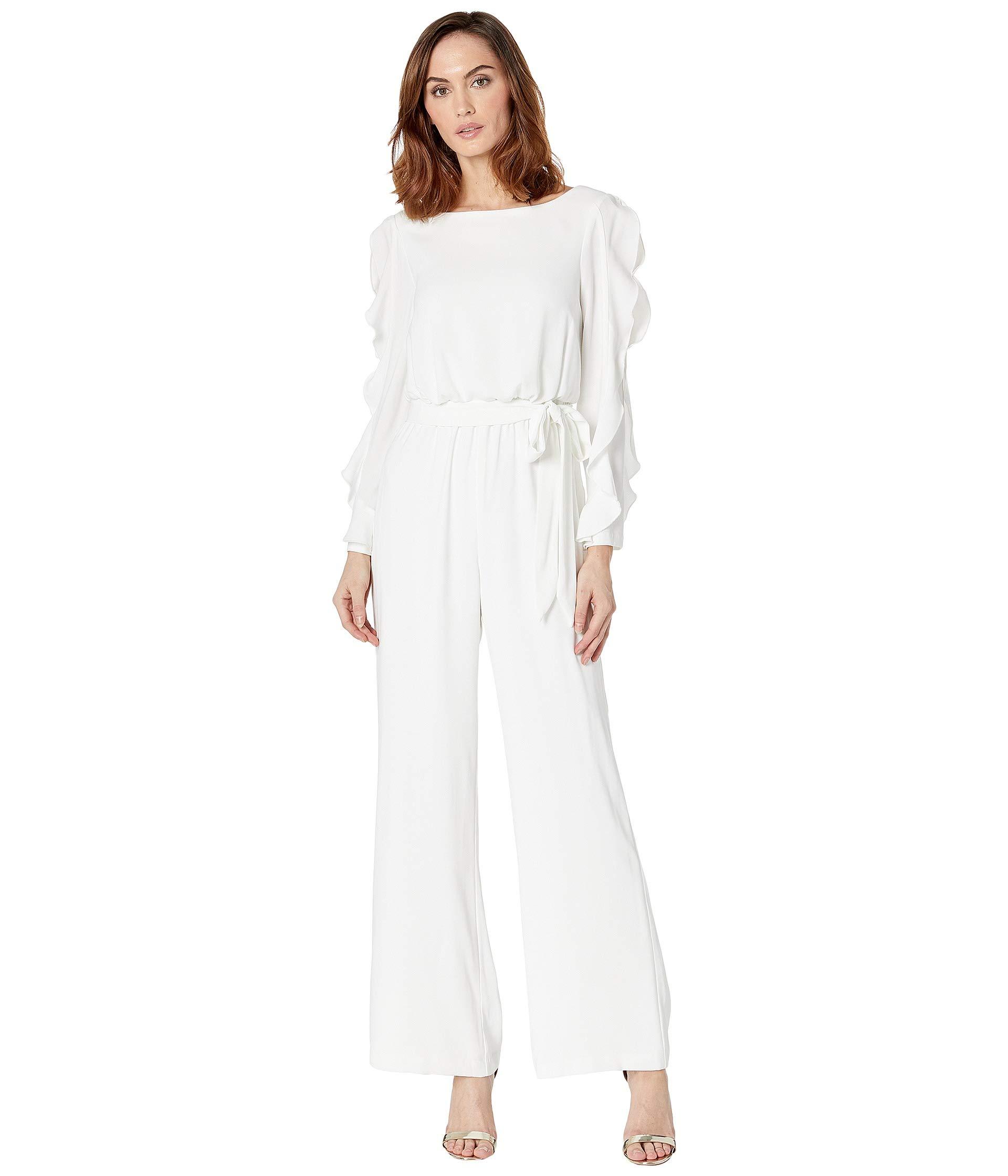 white fancy jumpsuit