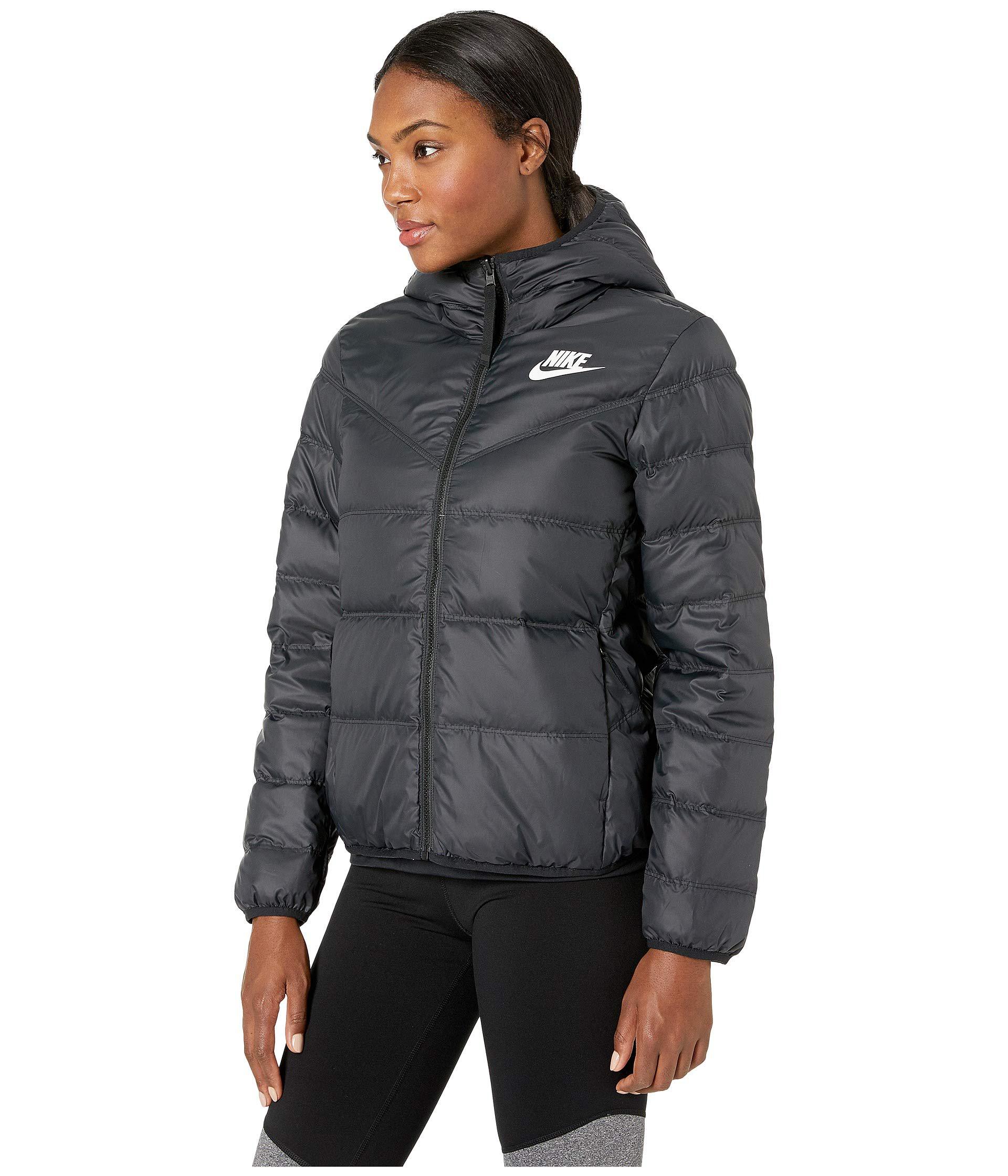 Nike Sportswear Windrunner Down Fill Jacket Reversible in Black | Lyst