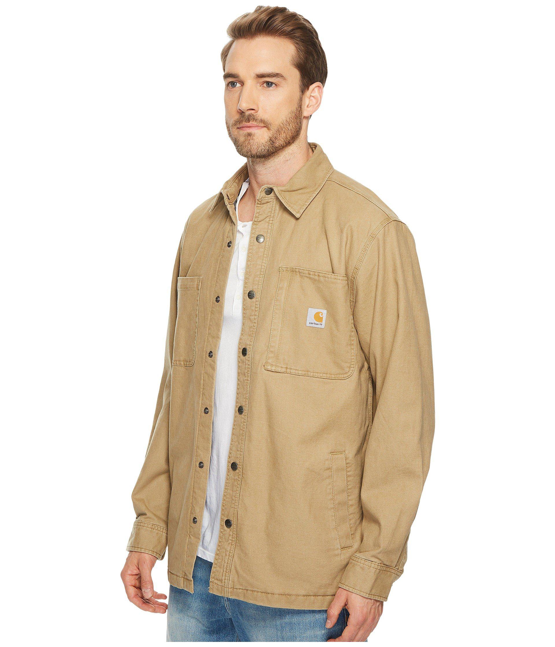 Buy carhartt men's rugged flex rigby fleece lined shirt jac cheap online