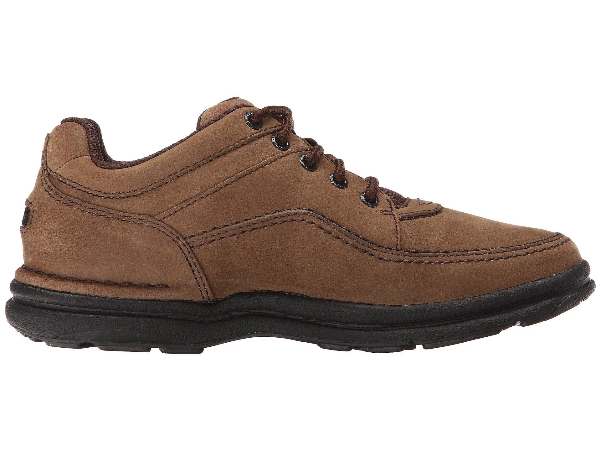 Rockport World Tour Classic (brown Leather) Men's Lace Up Casual Shoes ...