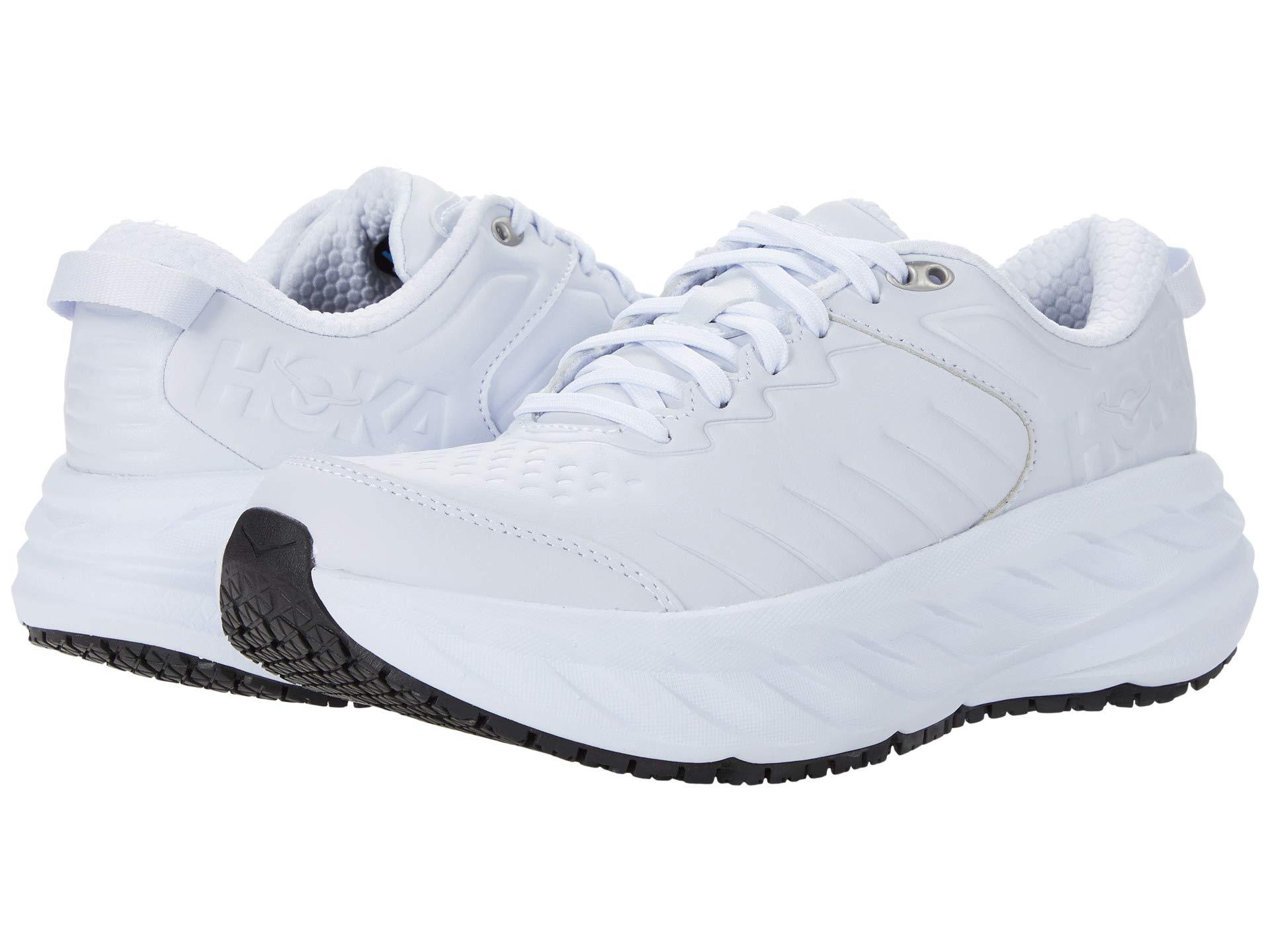 Hoka One One Leather Bondi Sr in White Lyst