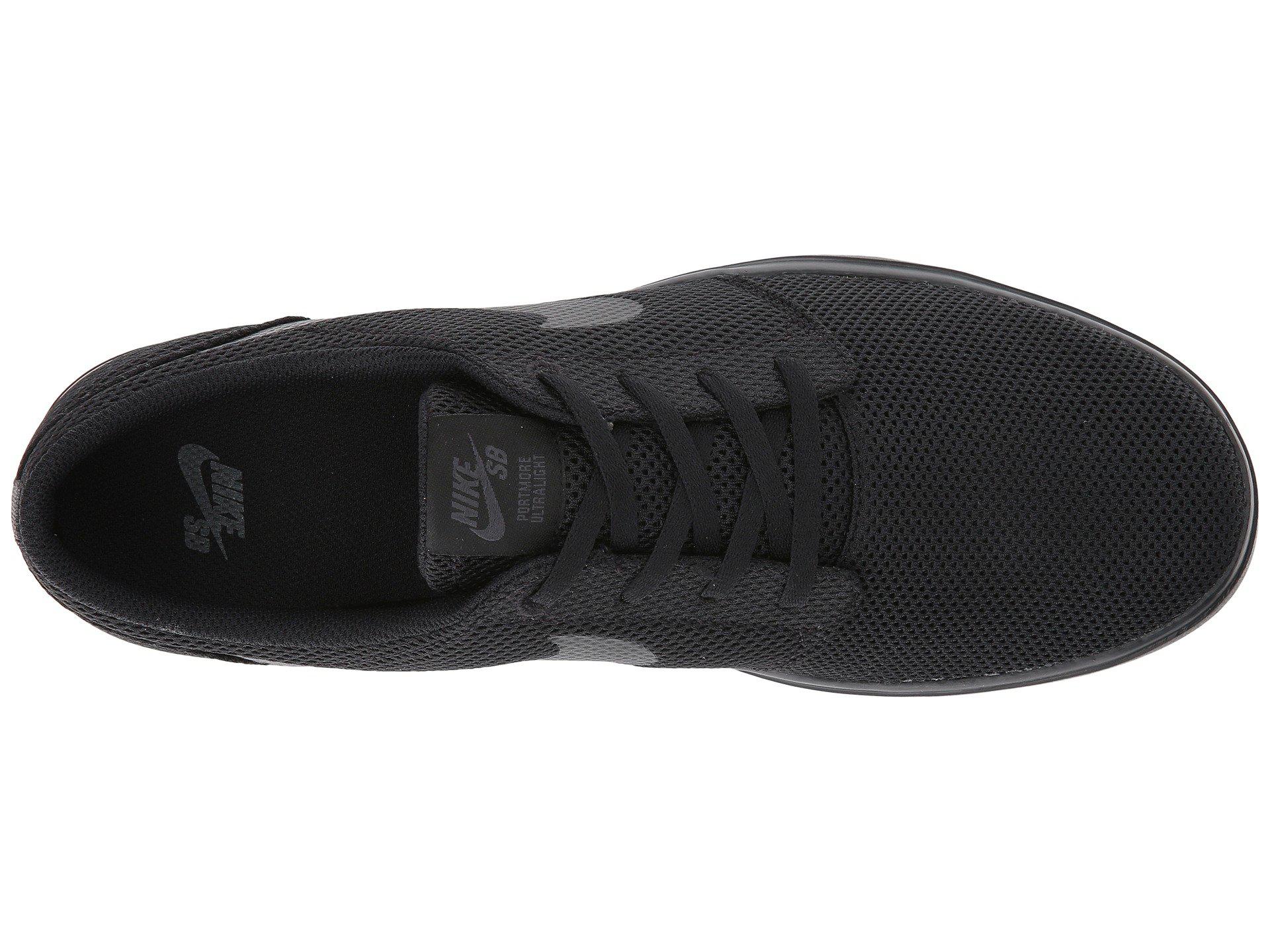 Nike Rubber Portmore Ii Ultralight (black/black/anthracite) Skate Shoes for  Men | Lyst