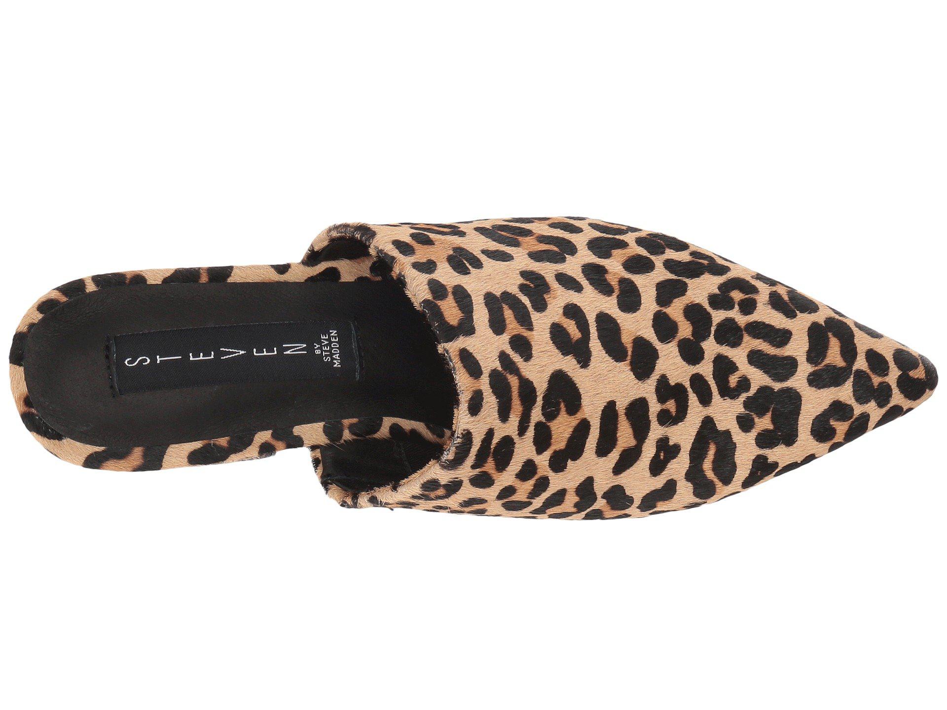 steve madden simone mules leopard
